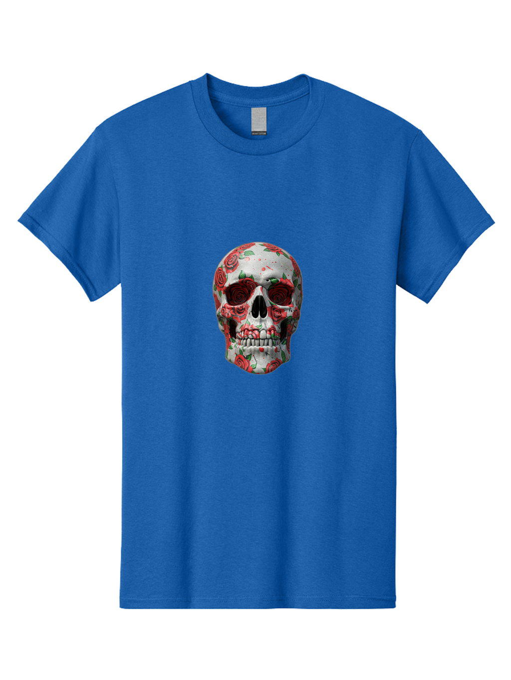 Floral-Skull-2 Men'S Graphic Tee, 100% Cotton, Comfortable Casual Summer Wear, Machine Washable, Vintage Camera, Old Camera, Antique Camera, Black Camera, Classic Photography, Photography Equipment, Nostalgic Device, Film Camera, Camera Art Bam422