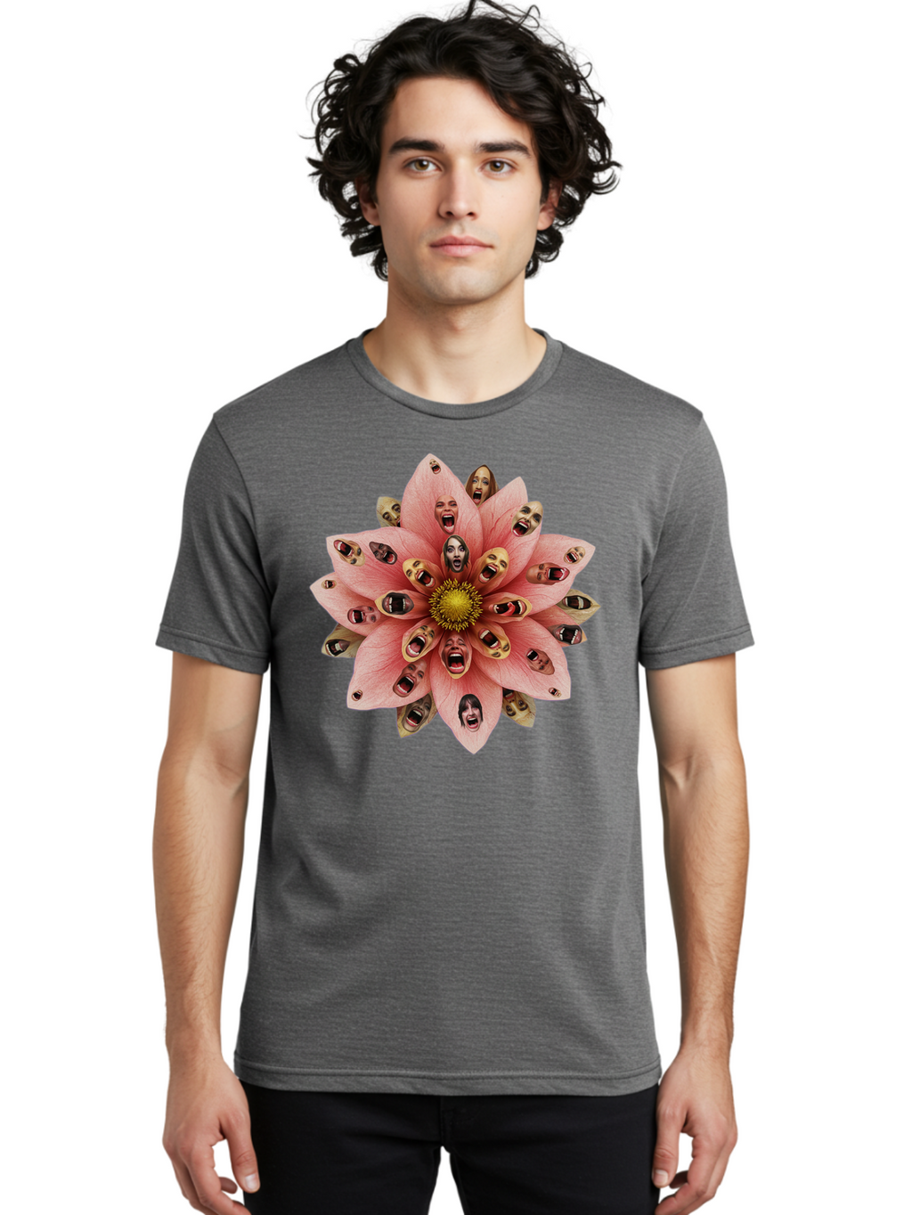 Flower-Of-Faces Men'S Graphic Tee, 100% Cotton, Comfortable Casual Summer Wear, Machine Washable, Vintage Camera, Old Camera, Antique Camera, Black Camera, Classic Photography, Photography Equipment, Nostalgic Device, Film Camera, Camera Art Bam425