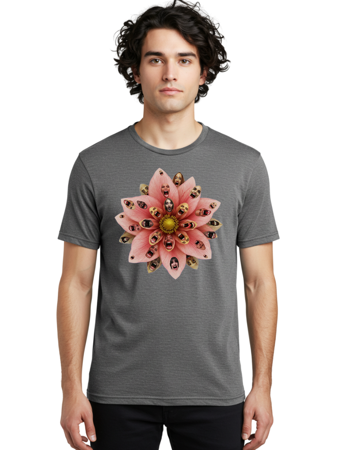 Flower-Of-Faces Men'S Graphic Tee, 100% Cotton, Comfortable Casual Summer Wear, Machine Washable, Vintage Camera, Old Camera, Antique Camera, Black Camera, Classic Photography, Photography Equipment, Nostalgic Device, Film Camera, Camera Art Bam425