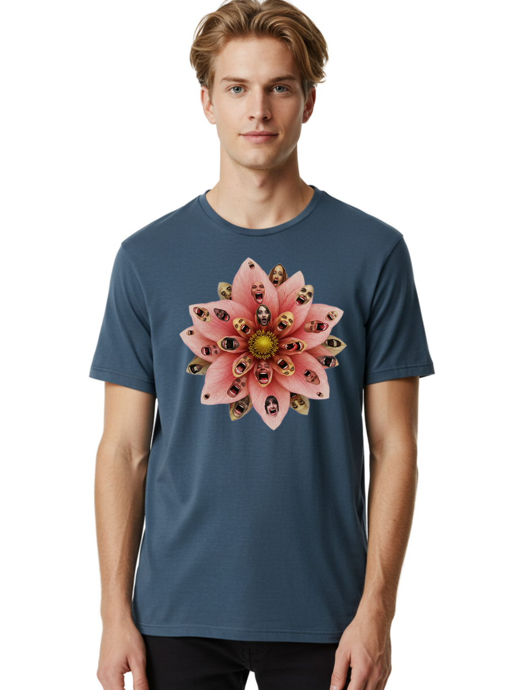 Flower-Of-Faces Men'S Graphic Tee, 100% Cotton, Comfortable Casual Summer Wear, Machine Washable, Vintage Camera, Old Camera, Antique Camera, Black Camera, Classic Photography, Photography Equipment, Nostalgic Device, Film Camera, Camera Art Bam425