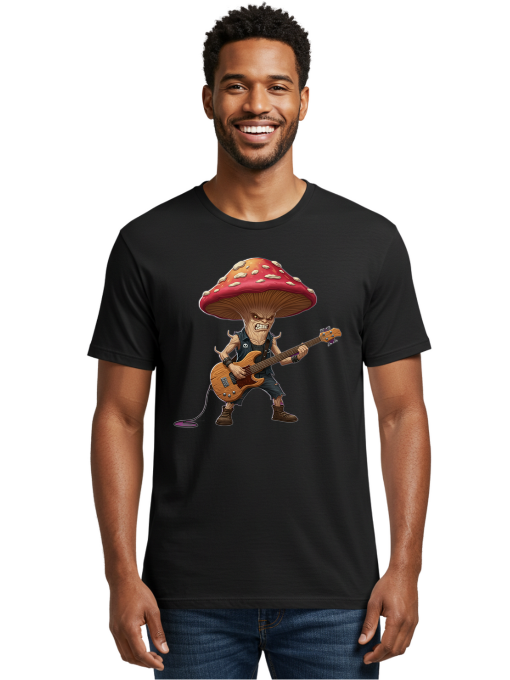 Fly-Agaric-Riffmaster Men'S Graphic Tee, 100% Cotton, Comfortable Casual Summer Wear, Machine Washable, Vintage Camera, Old Camera, Antique Camera, Black Camera, Classic Photography, Photography Equipment, Nostalgic Device, Film Camera, Bam427