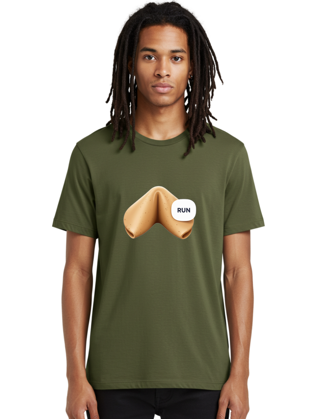 Fortune-Cookie-With-Run Men'S Graphic Tee, 100% Cotton, Comfortable Casual Summer Wear, Machine Washable, Vintage Camera, Old Camera, Antique Camera, Black Camera, Classic Photography, Photography Equipment, Nostalgic Device, Film Camera, Bam429