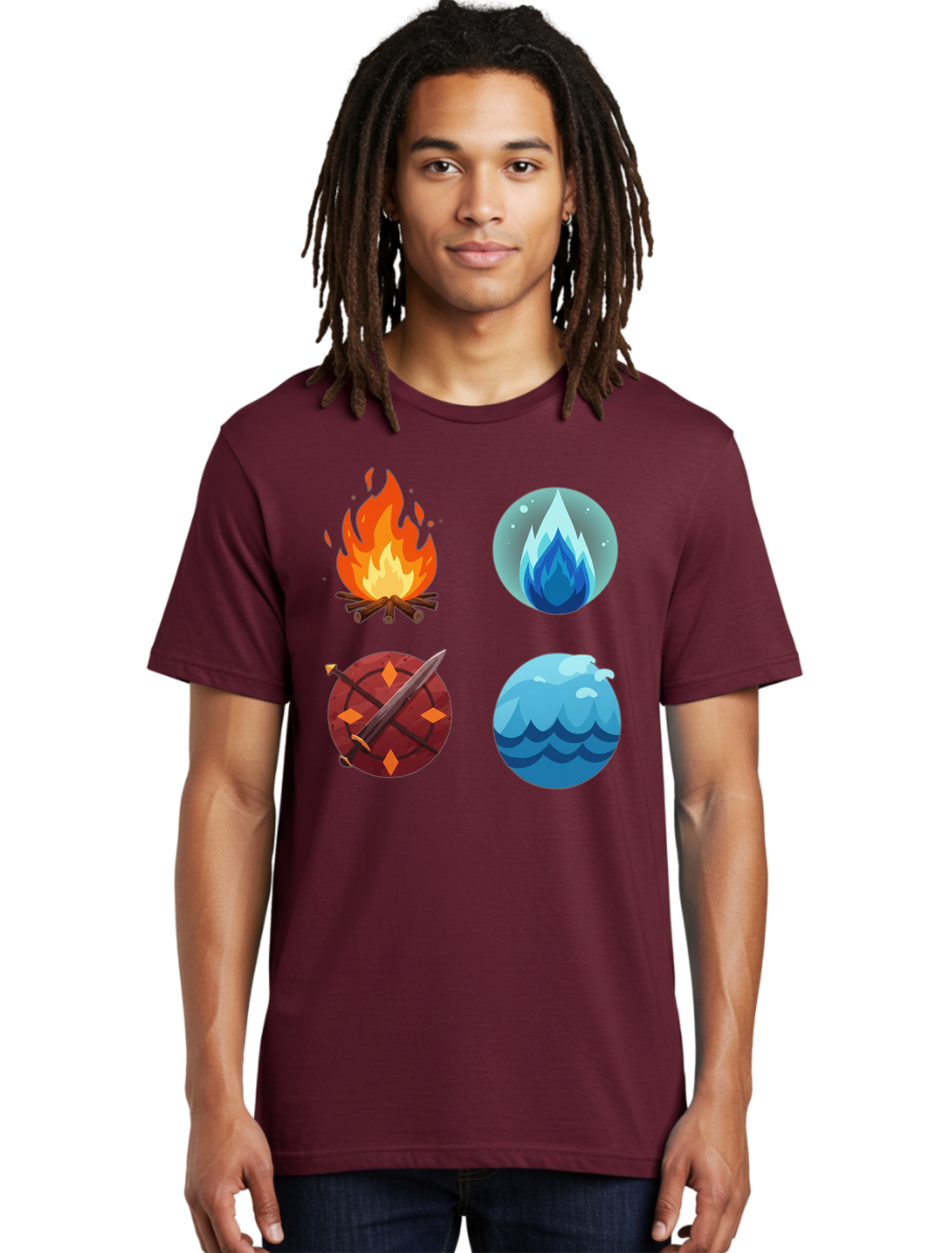 Four-Elements Men'S Graphic Tee, 100% Cotton, Comfortable Casual Summer Wear, Machine Washable, Vintage Camera, Old Camera, Antique Camera, Black Camera, Classic Photography, Photography Equipment, Nostalgic Device, Film Camera, Camera Art Bam432