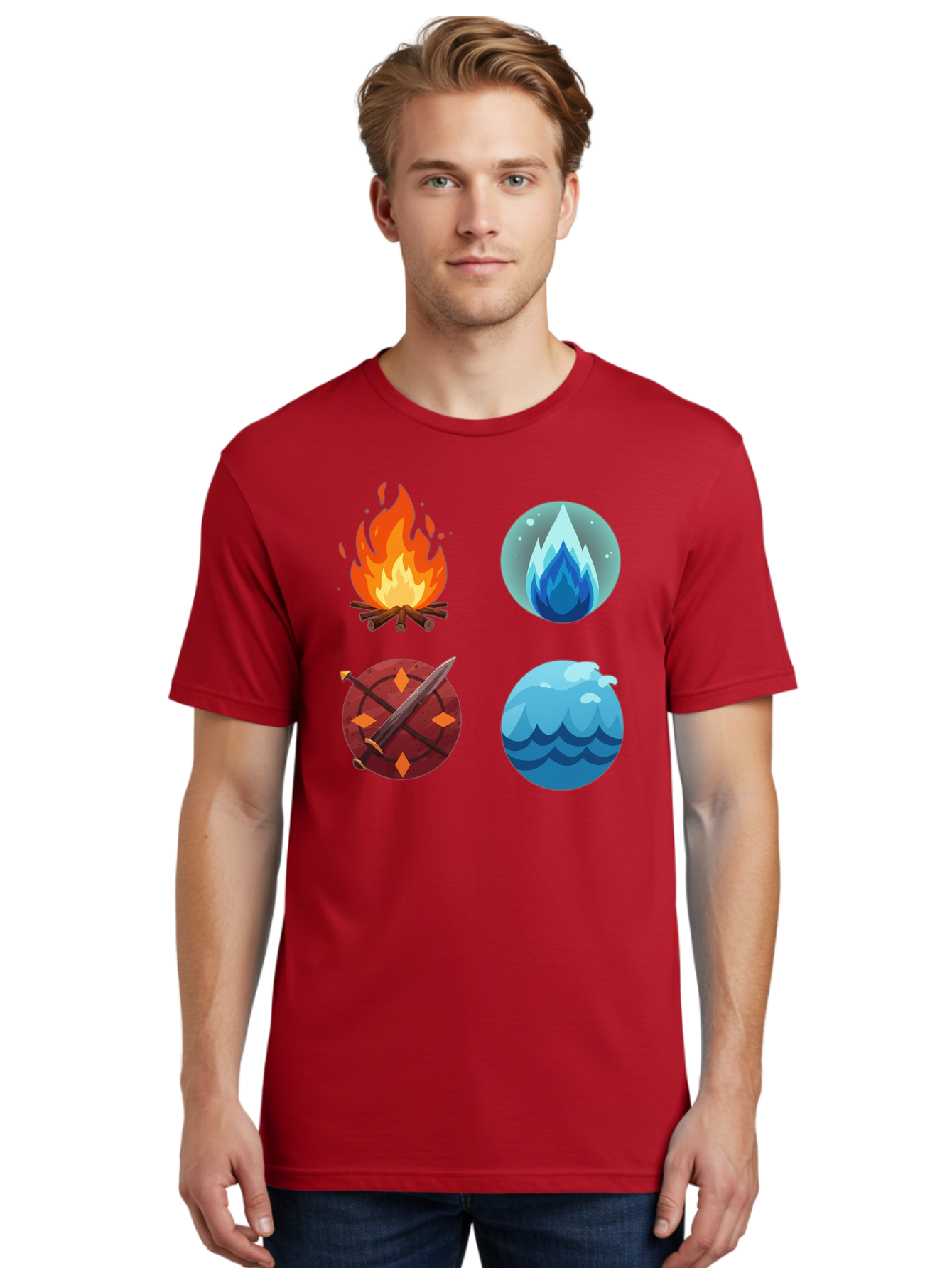 Four-Elements Men'S Graphic Tee, 100% Cotton, Comfortable Casual Summer Wear, Machine Washable, Vintage Camera, Old Camera, Antique Camera, Black Camera, Classic Photography, Photography Equipment, Nostalgic Device, Film Camera, Camera Art Bam432