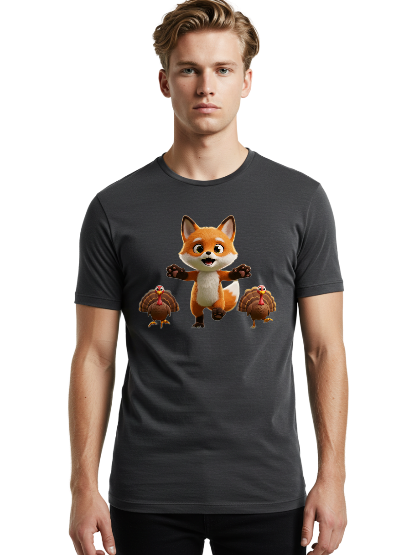 Fox-And-Turkeys Men'S Graphic Tee, 100% Cotton, Comfortable Casual Summer Wear, Machine Washable, Vintage Camera, Old Camera, Antique Camera, Black Camera, Classic Photography, Photography Equipment, Nostalgic Device, Film Camera, Camera Art Bam434