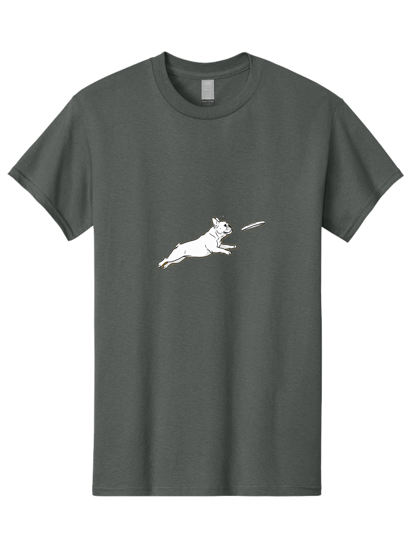 French-Bulldog-Catching-Frisbee Men'S Graphic Tee, 100% Cotton, Comfortable Casual Summer Wear, Machine Washable, Vintage Camera, Old Camera, Antique Camera, Black Camera, Classic Photography, Photography Equipment, Nostalgic Device, Bam435