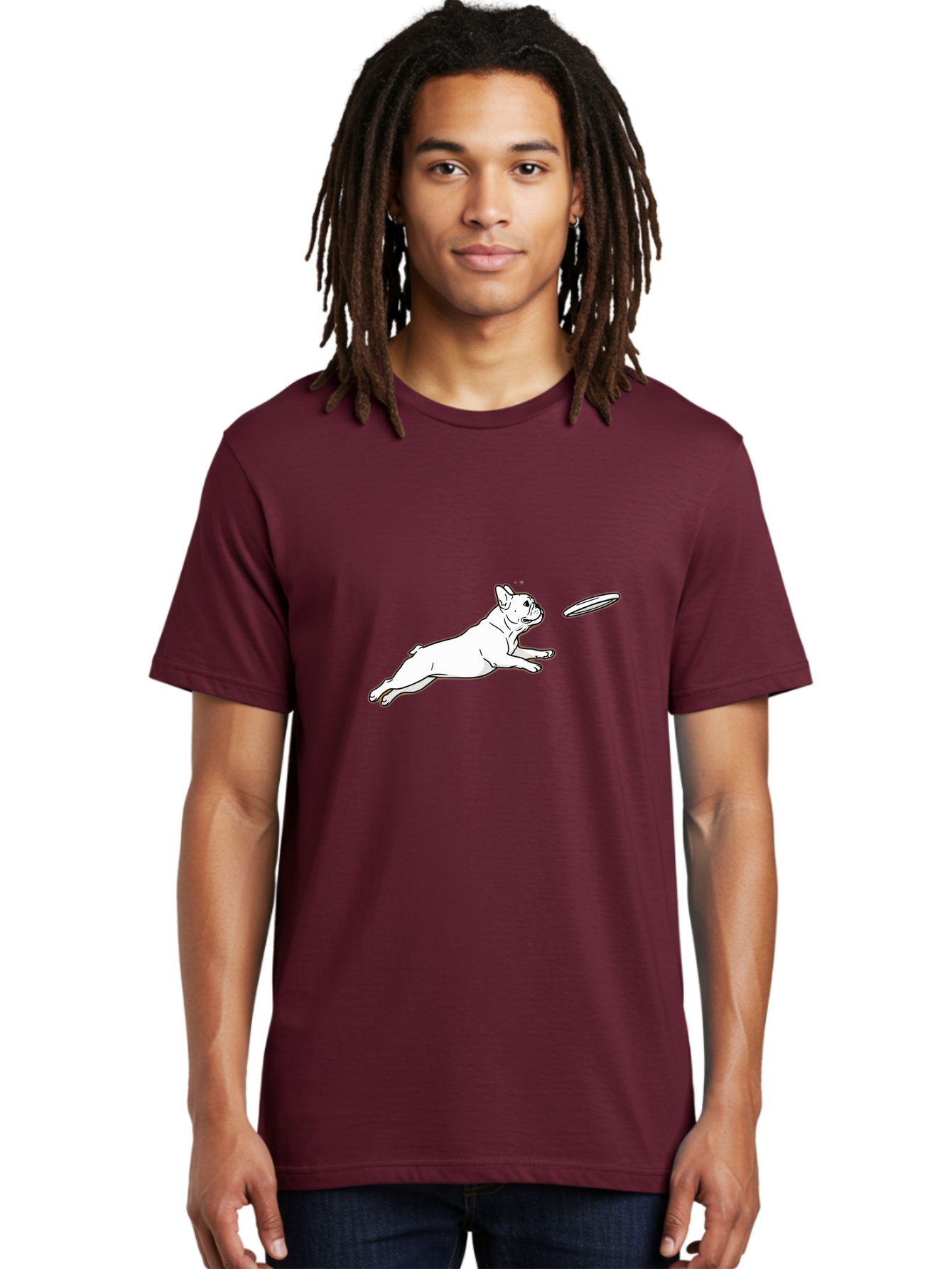 French-Bulldog-Catching-Frisbee Men'S Graphic Tee, 100% Cotton, Comfortable Casual Summer Wear, Machine Washable, Vintage Camera, Old Camera, Antique Camera, Black Camera, Classic Photography, Photography Equipment, Nostalgic Device, Bam435