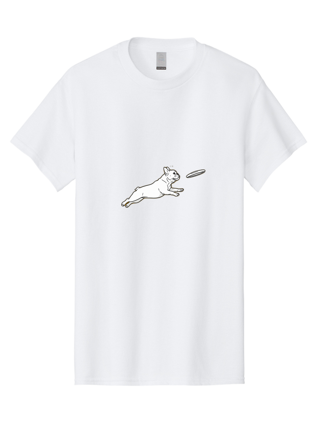 French-Bulldog-Catching-Frisbee Men'S Graphic Tee, 100% Cotton, Comfortable Casual Summer Wear, Machine Washable, Vintage Camera, Old Camera, Antique Camera, Black Camera, Classic Photography, Photography Equipment, Nostalgic Device, Bam435