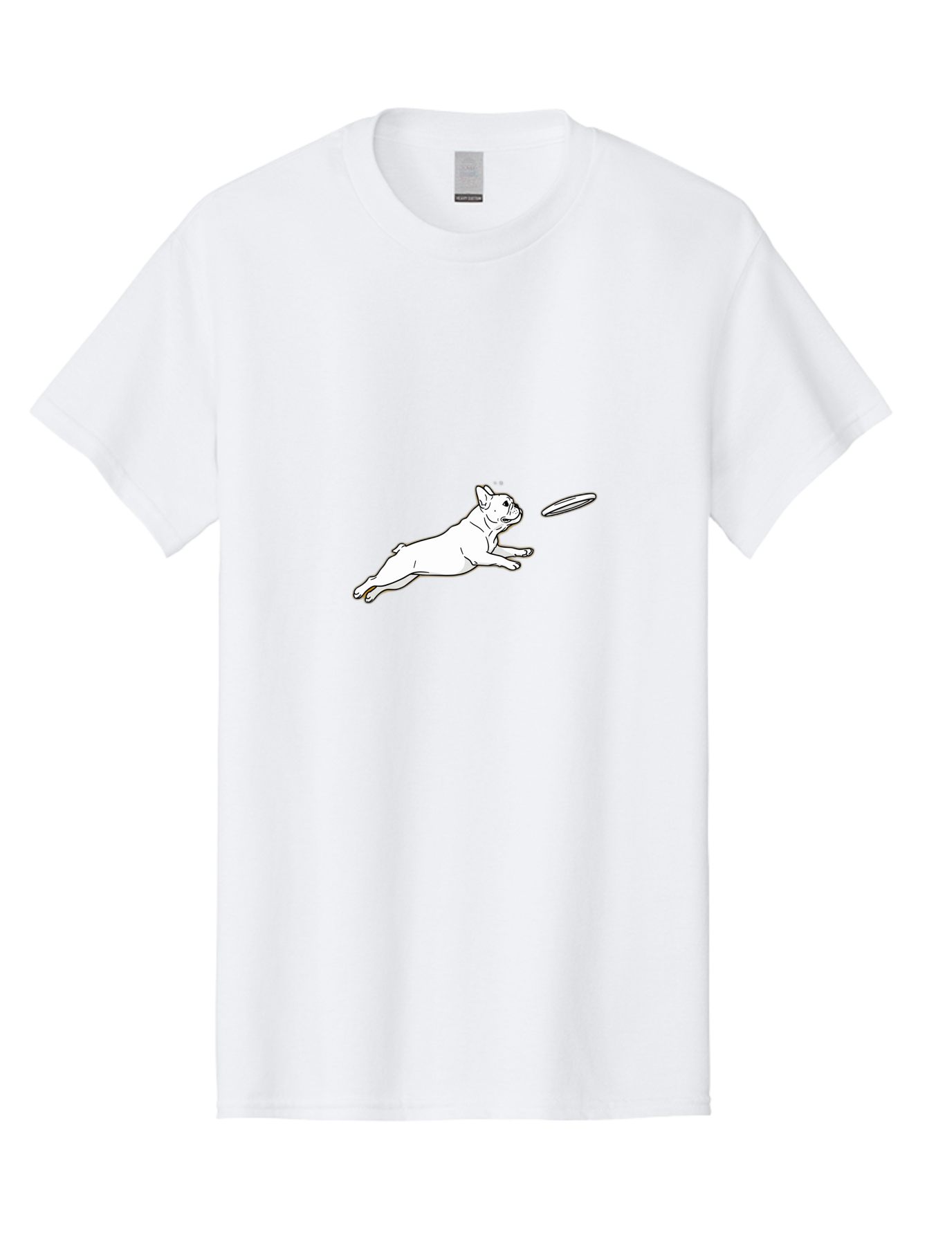 French-Bulldog-Catching-Frisbee Men'S Graphic Tee, 100% Cotton, Comfortable Casual Summer Wear, Machine Washable, Vintage Camera, Old Camera, Antique Camera, Black Camera, Classic Photography, Photography Equipment, Nostalgic Device, Bam435