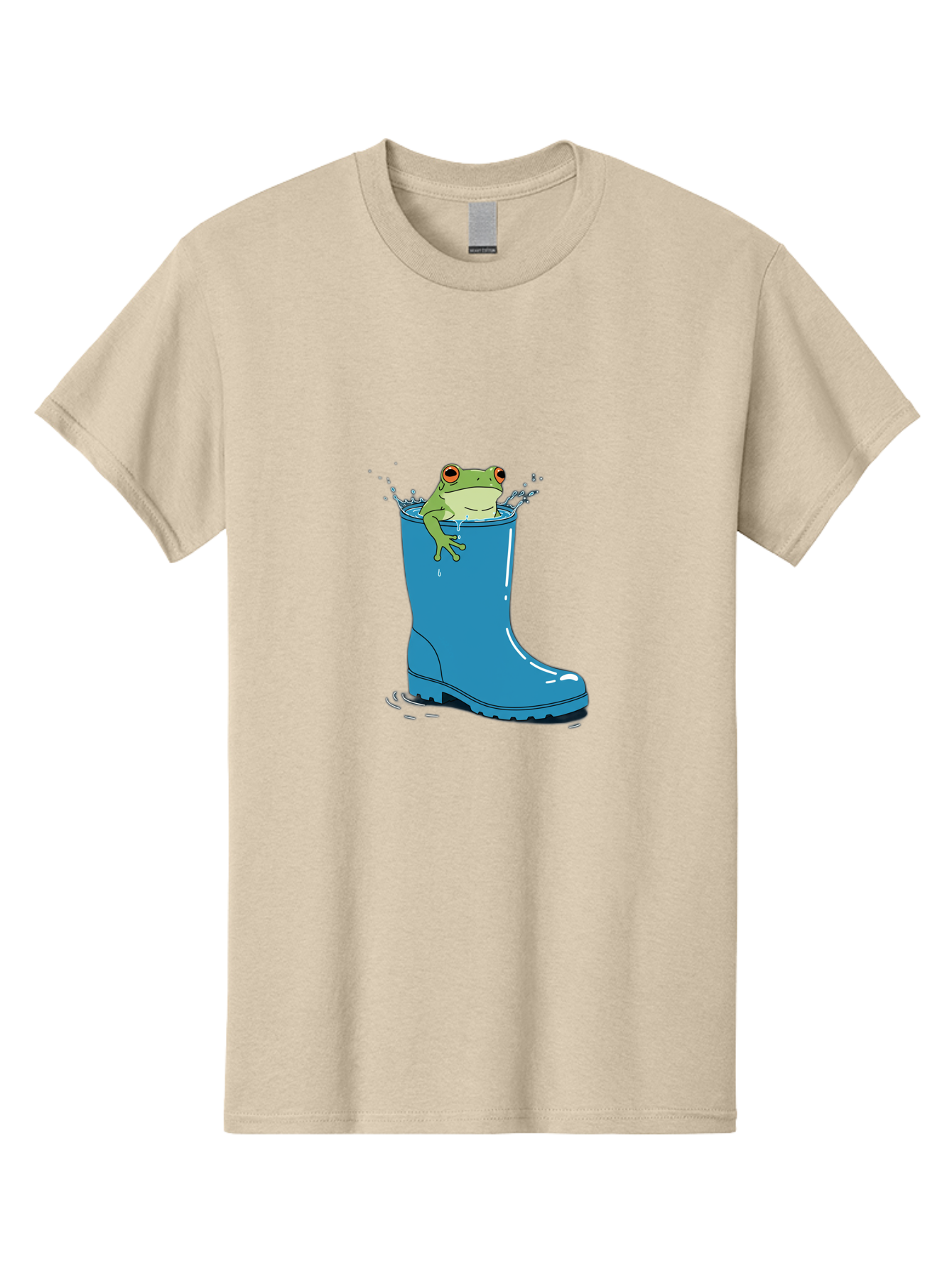 Frog-In-Blue-Boot Men'S Graphic Tee, 100% Cotton, Comfortable Casual Summer Wear, Machine Washable, Vintage Camera, Old Camera, Antique Camera, Black Camera, Classic Photography, Photography Equipment, Nostalgic Device, Film Camera, Camera Art Bam437