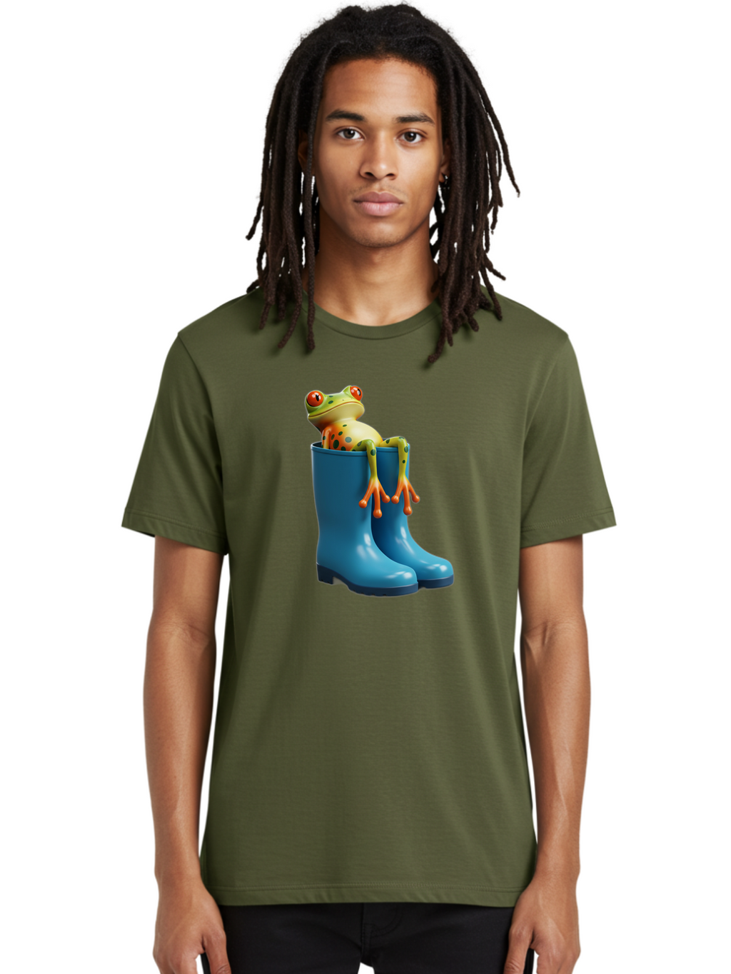 Frog-In-Blue-Boots Men'S Graphic Tee, 100% Cotton, Comfortable Casual Summer Wear, Machine Washable, Vintage Camera, Old Camera, Antique Camera, Black Camera, Classic Photography, Photography Equipment, Nostalgic Device, Film Camera, Bam438