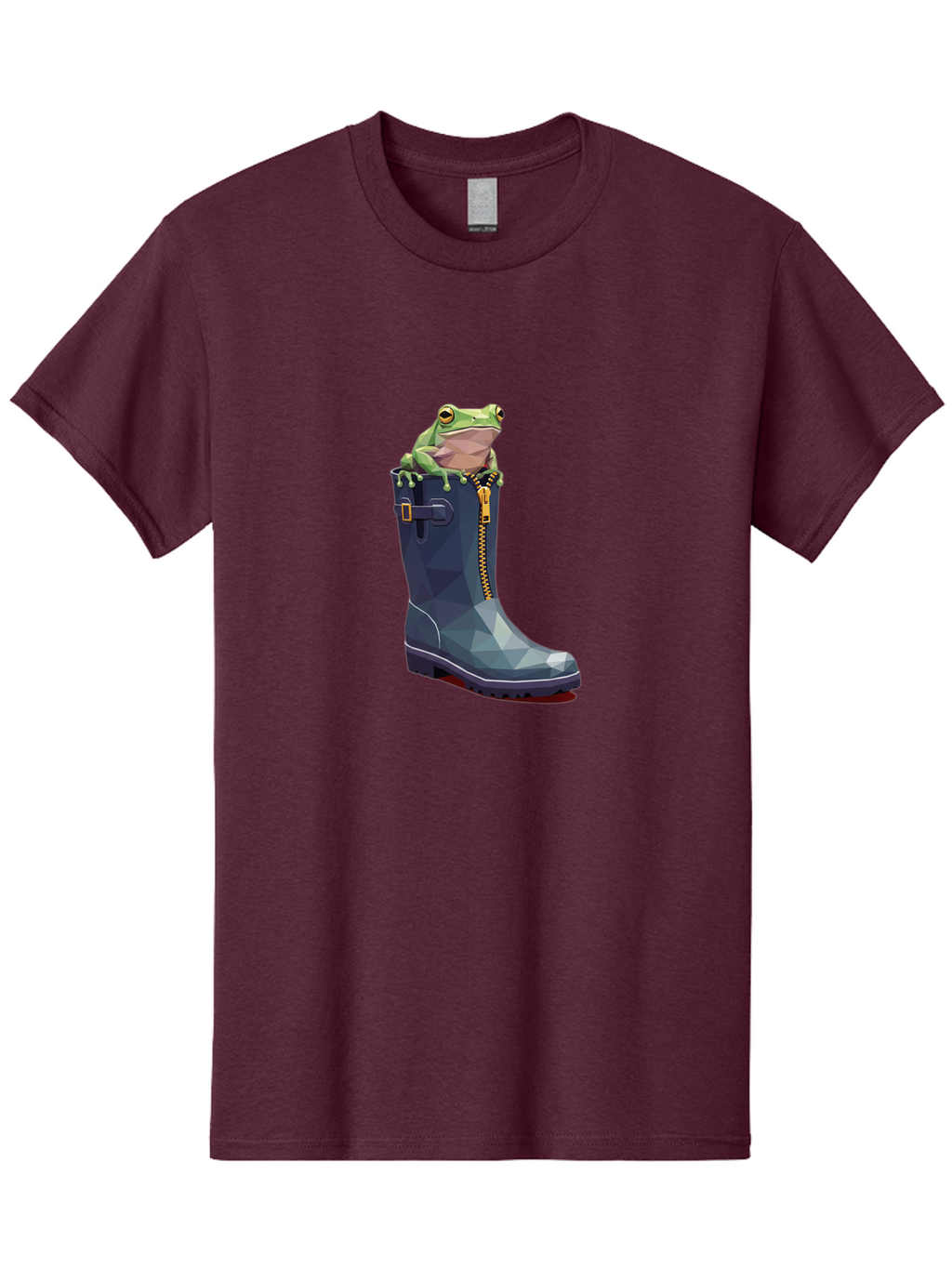 Frog-In-Boot-1 Men'S Graphic Tee, 100% Cotton, Comfortable Casual Summer Wear, Machine Washable, Vintage Camera, Old Camera, Antique Camera, Black Camera, Classic Photography, Photography Equipment, Nostalgic Device, Film Camera, Camera Art Bam439