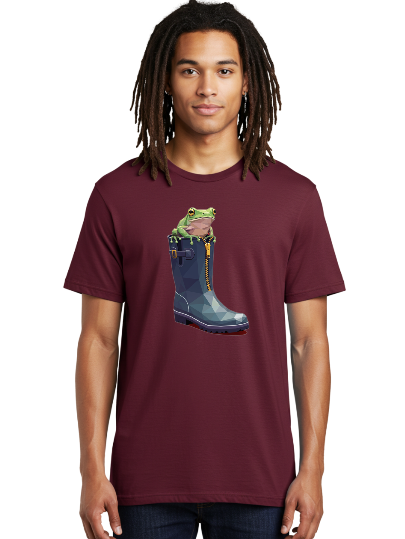 Frog-In-Boot-1 Men'S Graphic Tee, 100% Cotton, Comfortable Casual Summer Wear, Machine Washable, Vintage Camera, Old Camera, Antique Camera, Black Camera, Classic Photography, Photography Equipment, Nostalgic Device, Film Camera, Camera Art Bam439