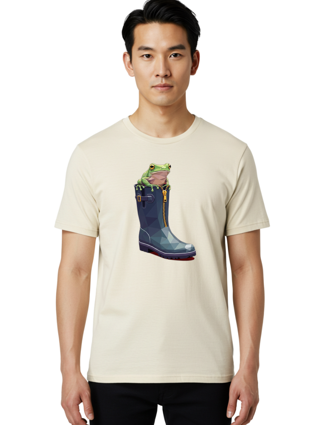 Frog-In-Boot-1 Men'S Graphic Tee, 100% Cotton, Comfortable Casual Summer Wear, Machine Washable, Vintage Camera, Old Camera, Antique Camera, Black Camera, Classic Photography, Photography Equipment, Nostalgic Device, Film Camera, Camera Art Bam439