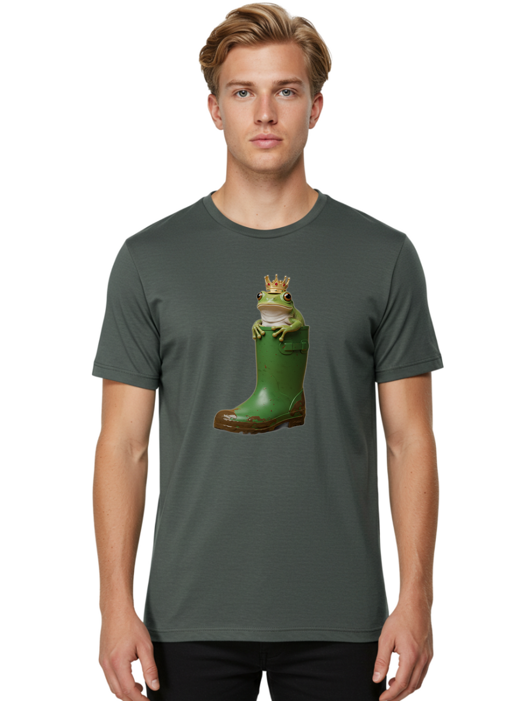 Frog-In-Boot Men'S Graphic Tee, 100% Cotton, Comfortable Casual Summer Wear, Machine Washable, Vintage Camera, Old Camera, Antique Camera, Black Camera, Classic Photography, Photography Equipment, Nostalgic Device, Film Camera, Camera Art Bam442
