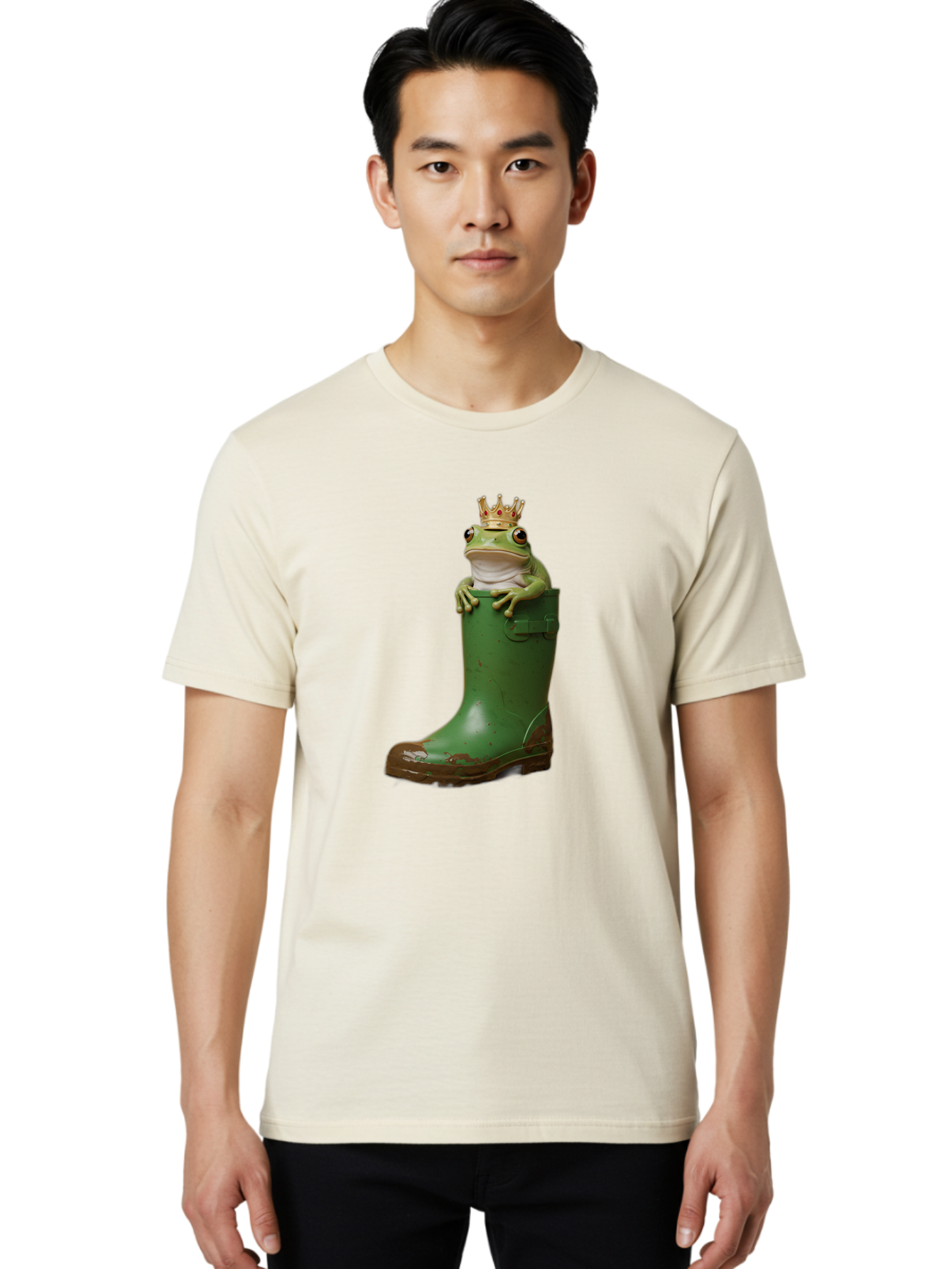 Frog-In-Boot Men'S Graphic Tee, 100% Cotton, Comfortable Casual Summer Wear, Machine Washable, Vintage Camera, Old Camera, Antique Camera, Black Camera, Classic Photography, Photography Equipment, Nostalgic Device, Film Camera, Camera Art Bam442