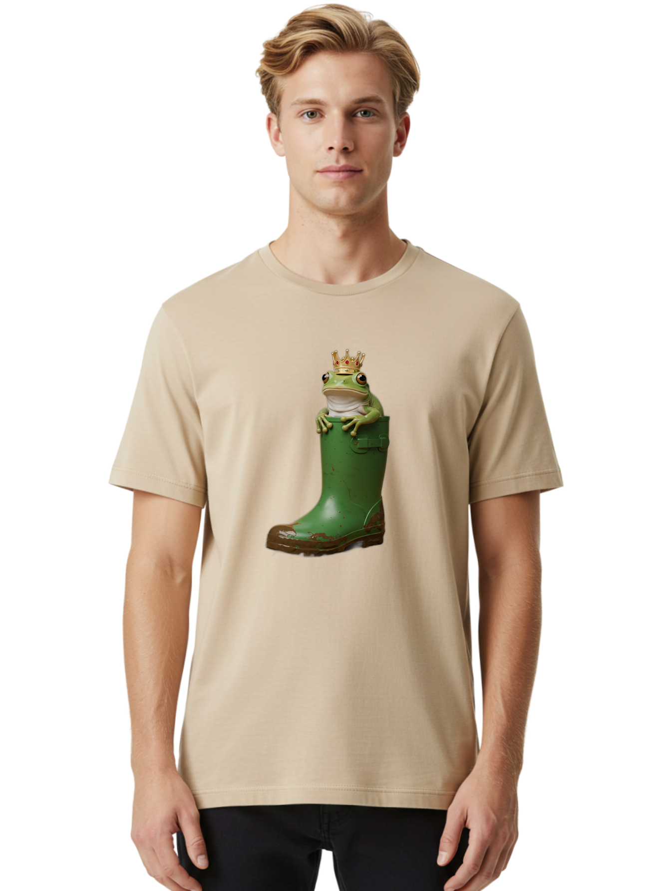 Frog-In-Boot Men'S Graphic Tee, 100% Cotton, Comfortable Casual Summer Wear, Machine Washable, Vintage Camera, Old Camera, Antique Camera, Black Camera, Classic Photography, Photography Equipment, Nostalgic Device, Film Camera, Camera Art Bam442