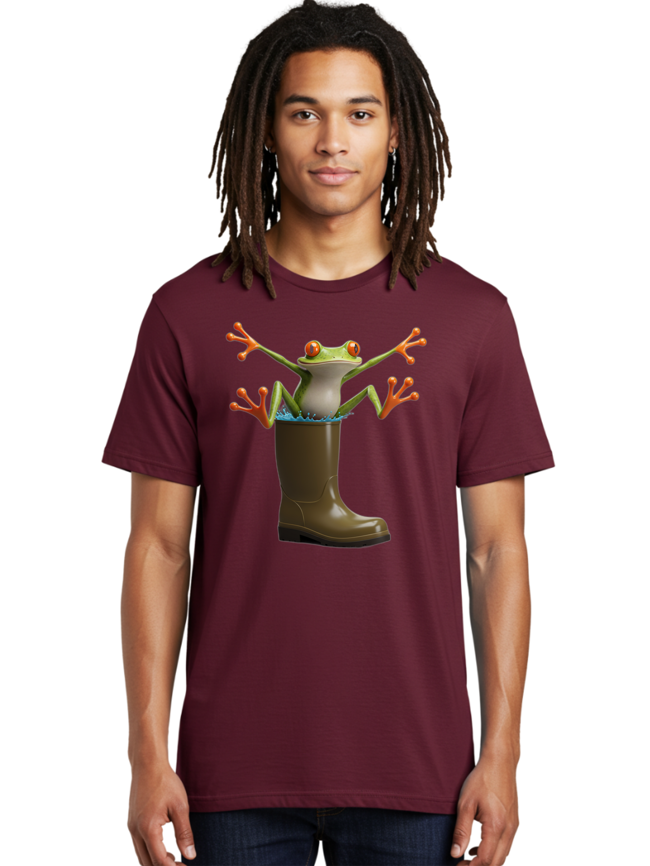 Frog-In-Mud-Boot Men'S Graphic Tee, 100% Cotton, Comfortable Casual Summer Wear, Machine Washable, Vintage Camera, Old Camera, Antique Camera, Black Camera, Classic Photography, Photography Equipment, Nostalgic Device, Film Camera, Camera Art Bam444