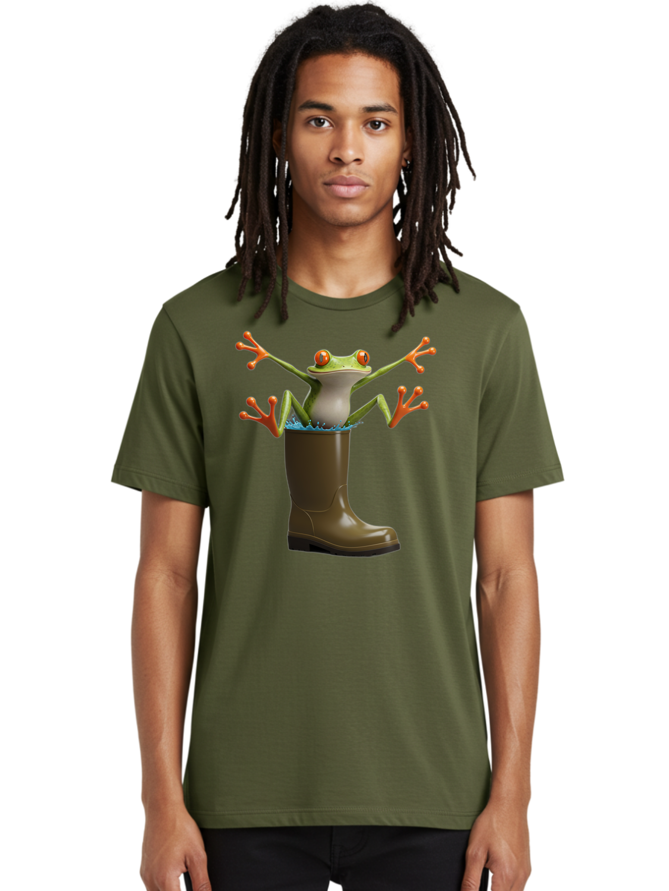 Frog-In-Mud-Boot Men'S Graphic Tee, 100% Cotton, Comfortable Casual Summer Wear, Machine Washable, Vintage Camera, Old Camera, Antique Camera, Black Camera, Classic Photography, Photography Equipment, Nostalgic Device, Film Camera, Camera Art Bam444