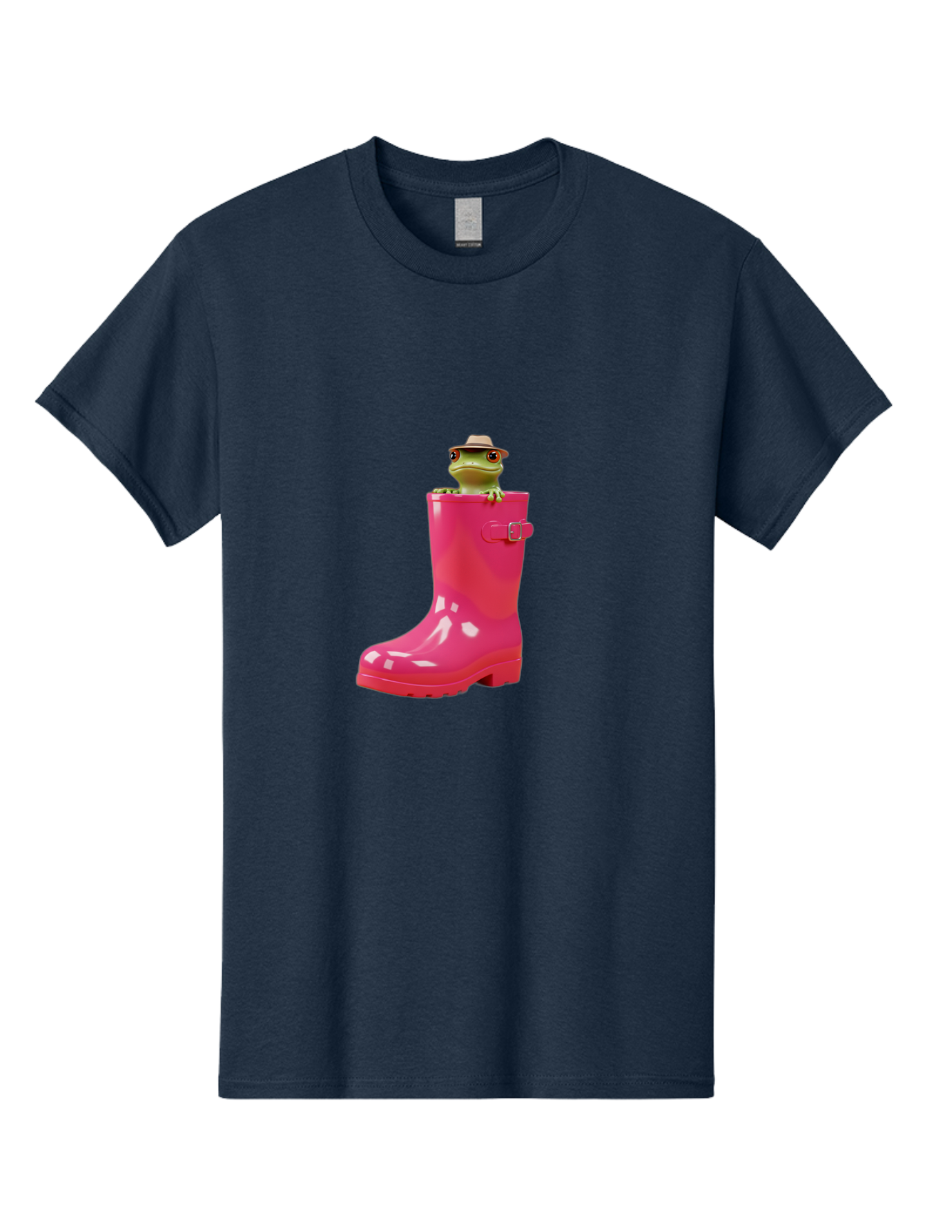 Frog-In-Pink-Boot Men'S Graphic Tee, 100% Cotton, Comfortable Casual Summer Wear, Machine Washable, Vintage Camera, Old Camera, Antique Camera, Black Camera, Classic Photography, Photography Equipment, Nostalgic Device, Film Camera, Camera Art Bam446