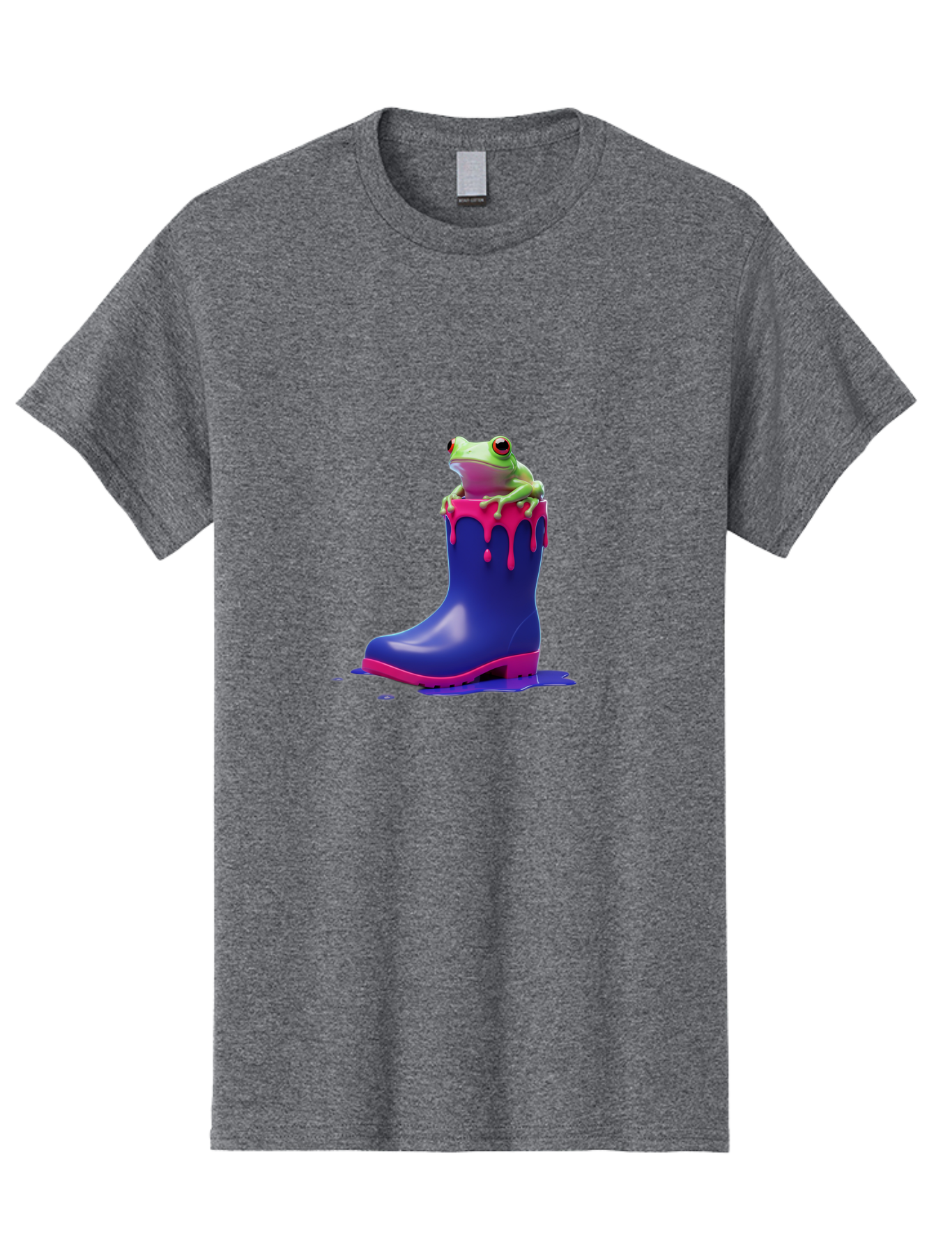 Frog-In-Rain-Boot Men'S Graphic Tee, 100% Cotton, Comfortable Casual Summer Wear, Machine Washable, Vintage Camera, Old Camera, Antique Camera, Black Camera, Classic Photography, Photography Equipment, Nostalgic Device, Film Camera, Camera Art Bam447