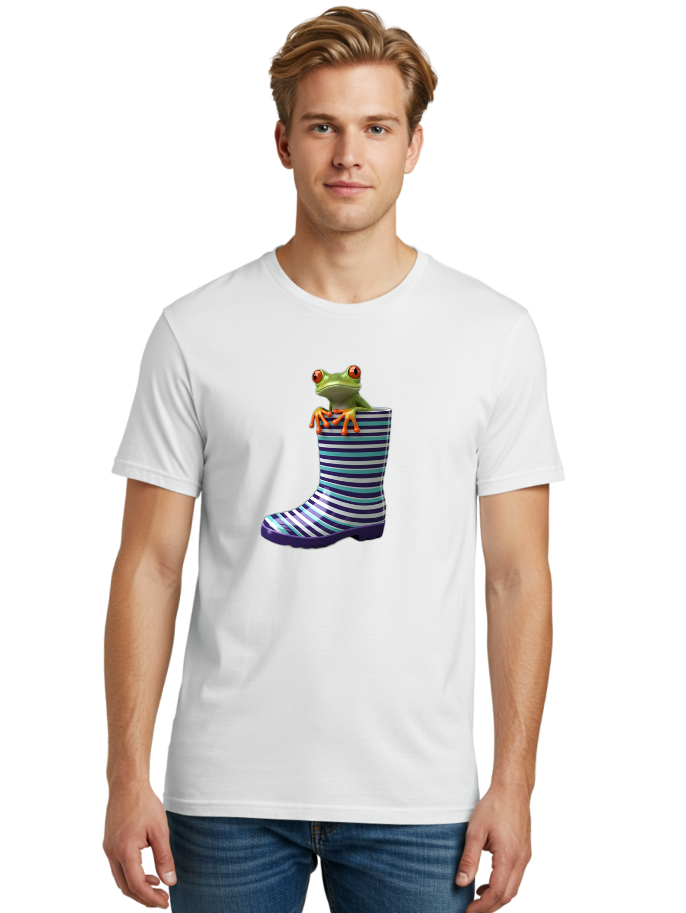 Frog-In-Rainboot Men'S Graphic Tee, 100% Cotton, Comfortable Casual Summer Wear, Machine Washable, Vintage Camera, Old Camera, Antique Camera, Black Camera, Classic Photography, Photography Equipment, Nostalgic Device, Film Camera, Camera Art Bam448