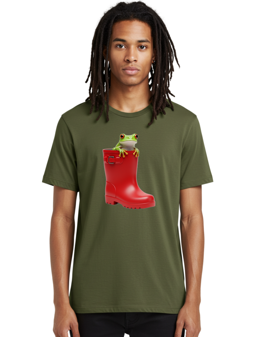 Frog-In-Red-Boot Men'S Graphic Tee, 100% Cotton, Comfortable Casual Summer Wear, Machine Washable, Vintage Camera, Old Camera, Antique Camera, Black Camera, Classic Photography, Photography Equipment, Nostalgic Device, Film Camera, Camera Art Bam449