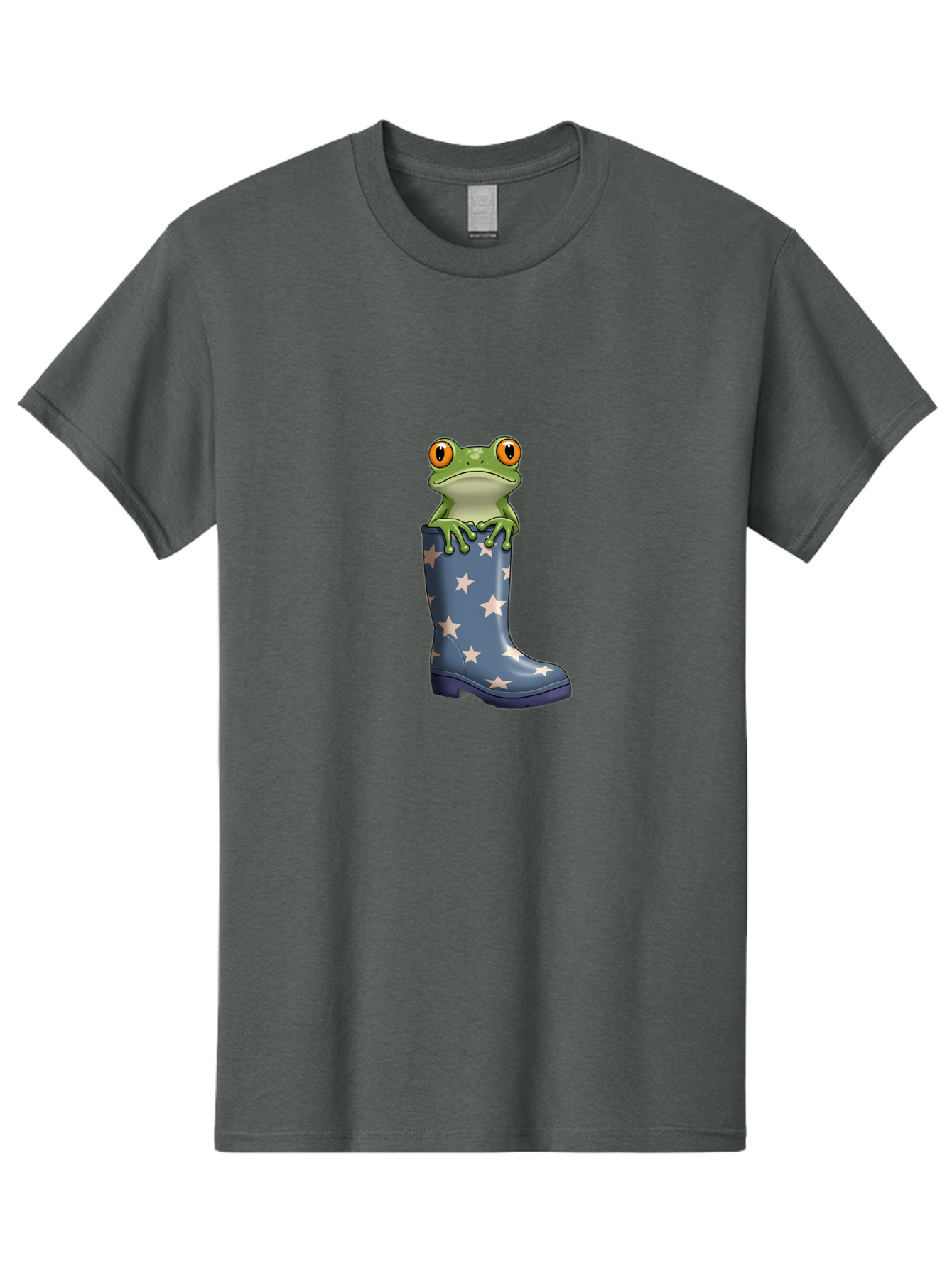 Frog-In-Starry-Boot Men'S Graphic Tee, 100% Cotton, Comfortable Casual Summer Wear, Machine Washable, Vintage Camera, Old Camera, Antique Camera, Black Camera, Classic Photography, Photography Equipment, Nostalgic Device, Film Camera, Bam450