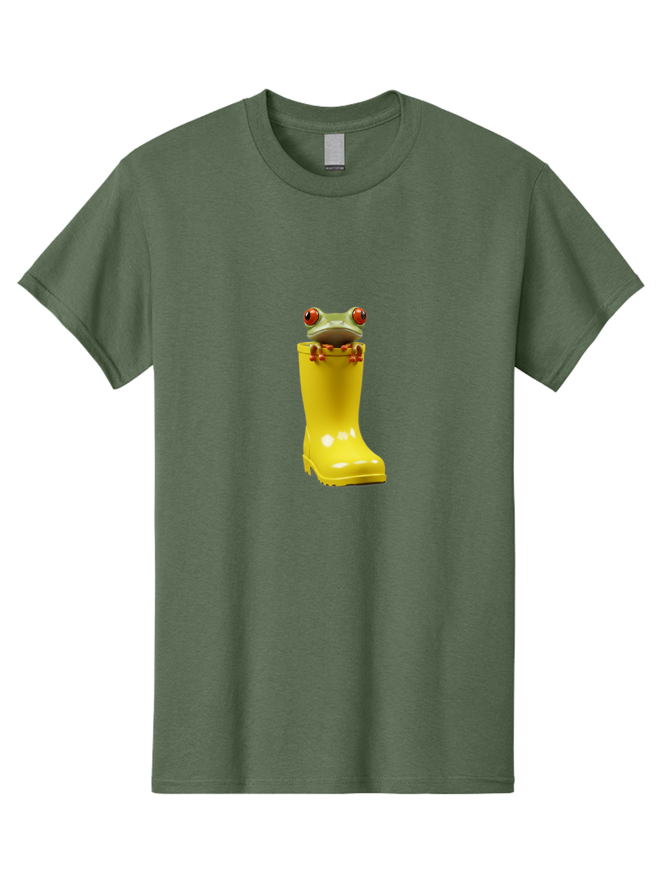 Frog-In-Yellow-Rain-Boot Men'S Graphic Tee, 100% Cotton, Comfortable Casual Summer Wear, Machine Washable, Vintage Camera, Old Camera, Antique Camera, Black Camera, Classic Photography, Photography Equipment, Nostalgic Device, Film Camera, Bam452