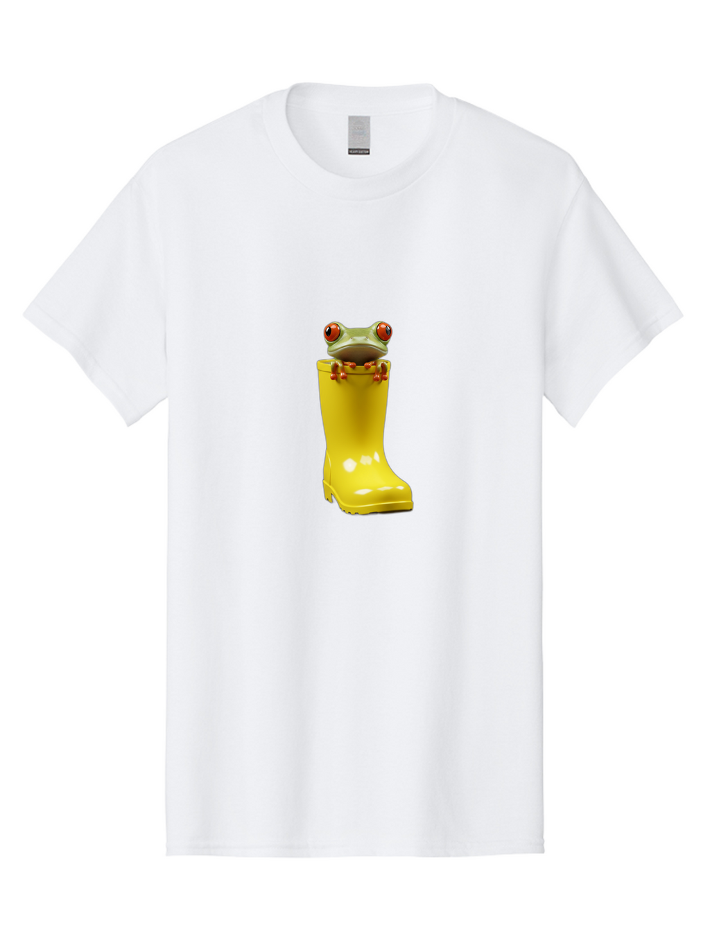 Frog-In-Yellow-Rain-Boot Men'S Graphic Tee, 100% Cotton, Comfortable Casual Summer Wear, Machine Washable, Vintage Camera, Old Camera, Antique Camera, Black Camera, Classic Photography, Photography Equipment, Nostalgic Device, Film Camera, Bam452
