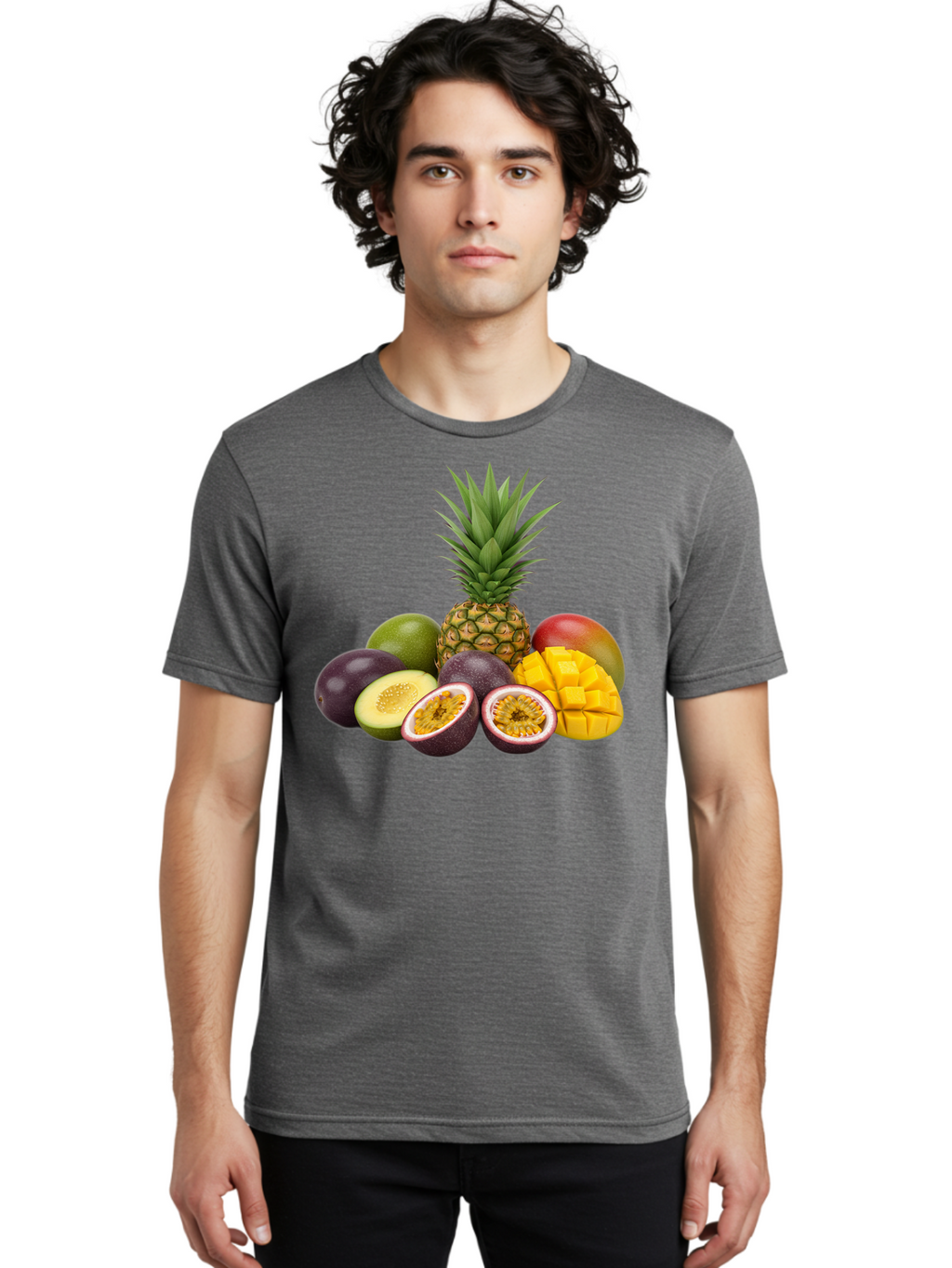 Fruit-Arrangement Men'S Graphic Tee, 100% Cotton, Comfortable Casual Summer Wear, Machine Washable, Vintage Camera, Old Camera, Antique Camera, Black Camera, Classic Photography, Photography Equipment, Nostalgic Device, Film Camera, Camera Art Bam454