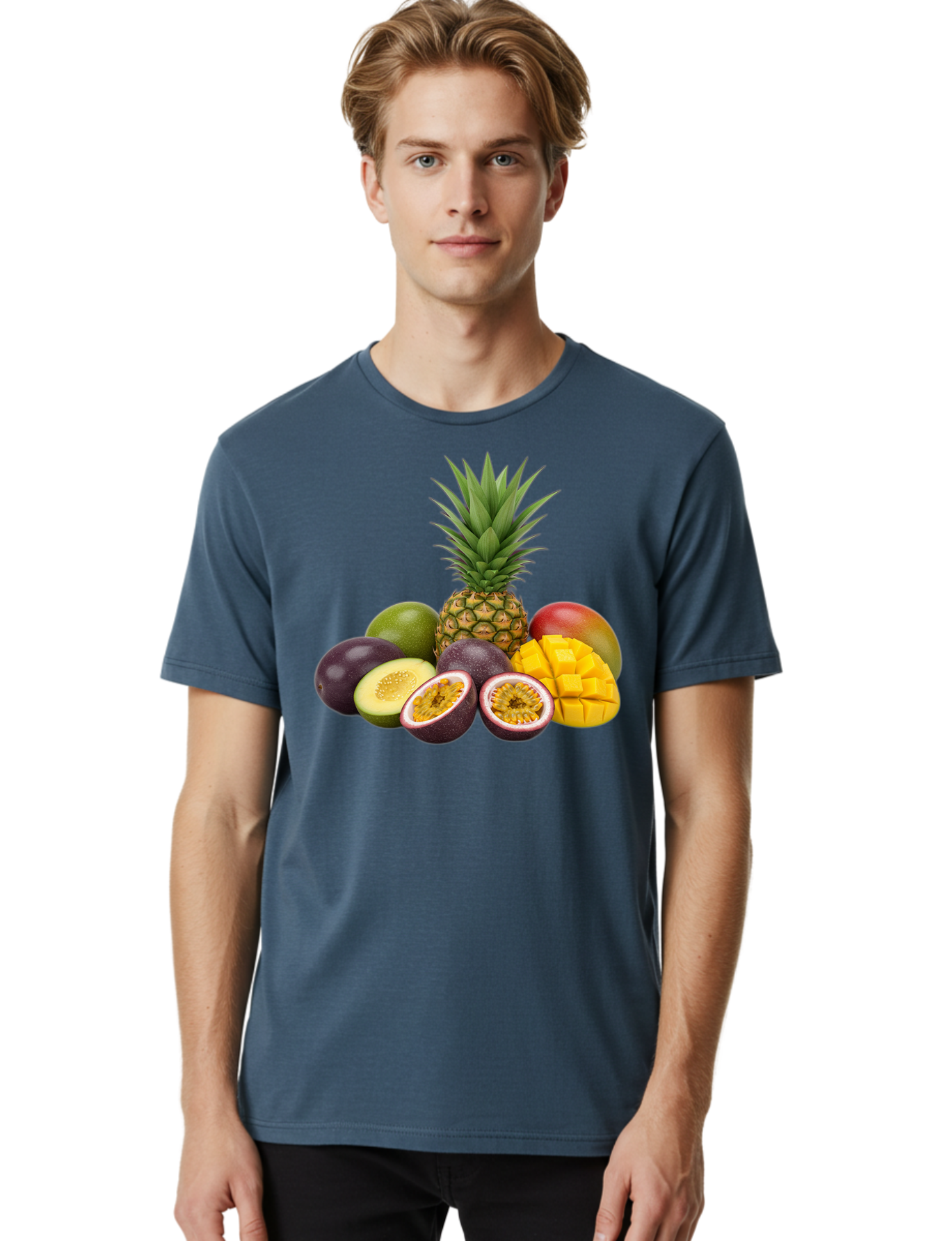 Fruit-Arrangement Men'S Graphic Tee, 100% Cotton, Comfortable Casual Summer Wear, Machine Washable, Vintage Camera, Old Camera, Antique Camera, Black Camera, Classic Photography, Photography Equipment, Nostalgic Device, Film Camera, Camera Art Bam454