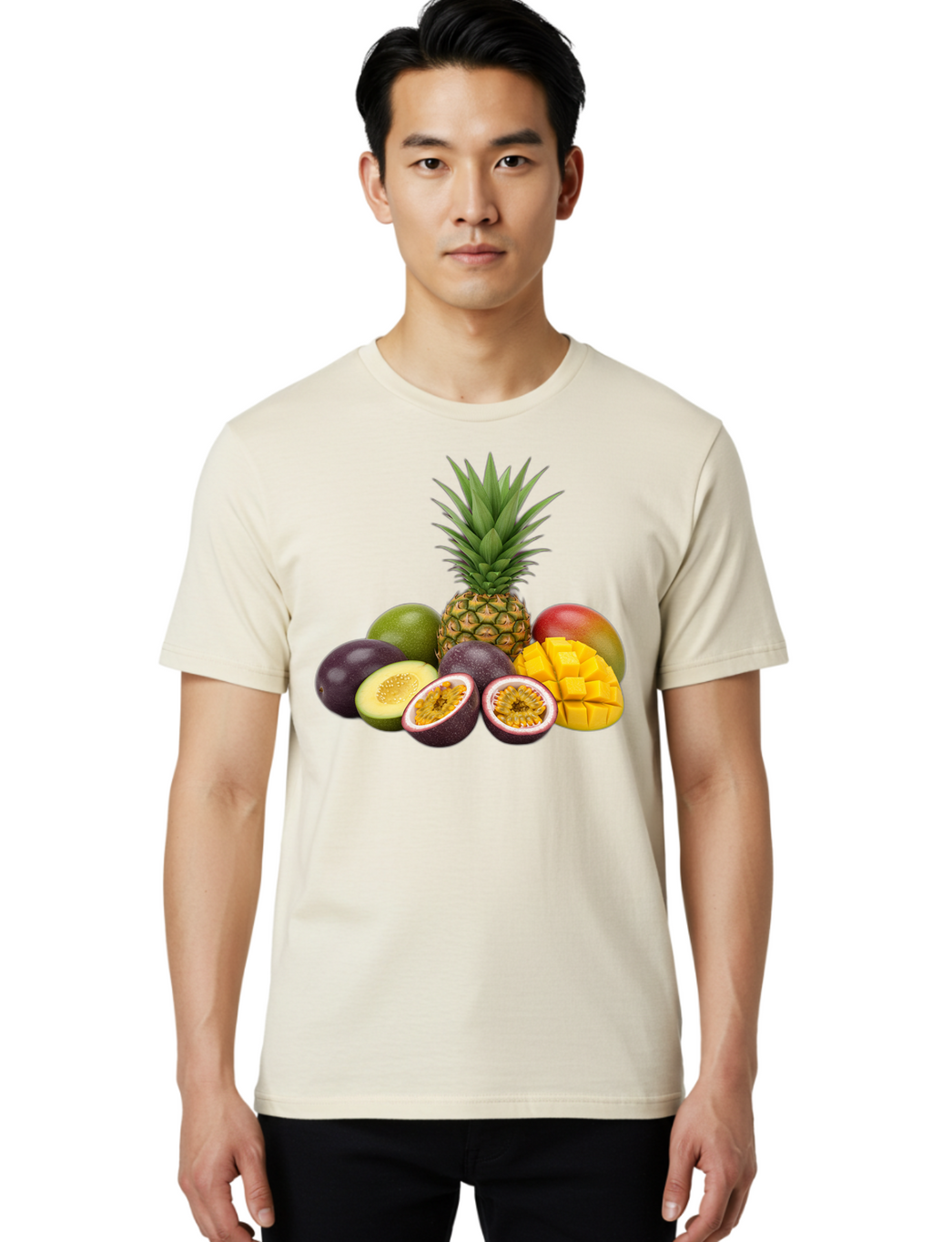 Fruit-Arrangement Men'S Graphic Tee, 100% Cotton, Comfortable Casual Summer Wear, Machine Washable, Vintage Camera, Old Camera, Antique Camera, Black Camera, Classic Photography, Photography Equipment, Nostalgic Device, Film Camera, Camera Art Bam454
