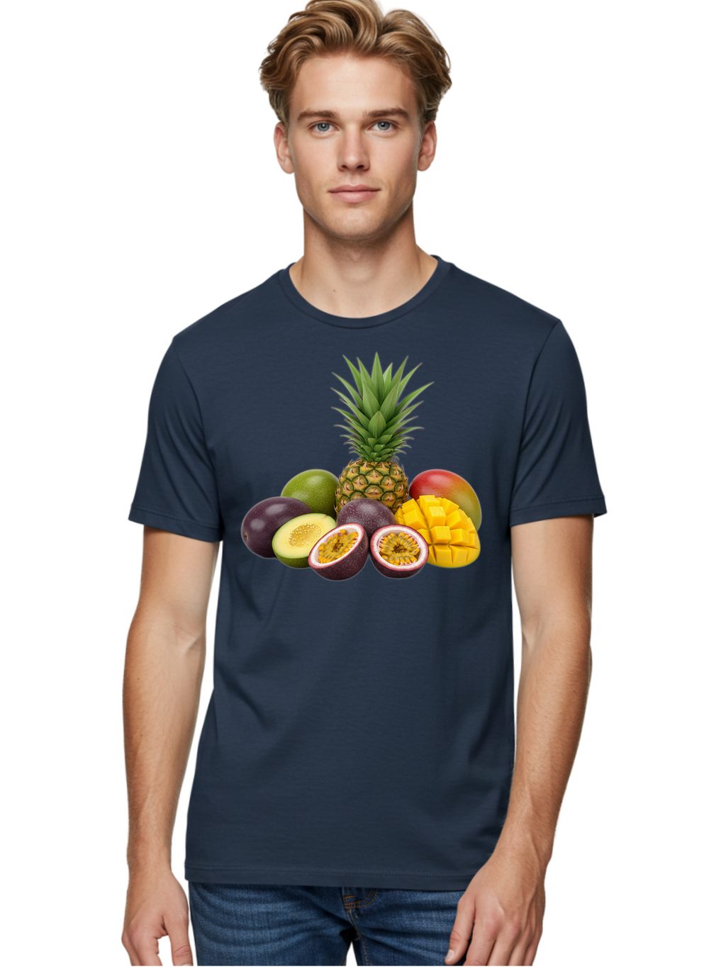 Fruit-Arrangement Men'S Graphic Tee, 100% Cotton, Comfortable Casual Summer Wear, Machine Washable, Vintage Camera, Old Camera, Antique Camera, Black Camera, Classic Photography, Photography Equipment, Nostalgic Device, Film Camera, Camera Art Bam454