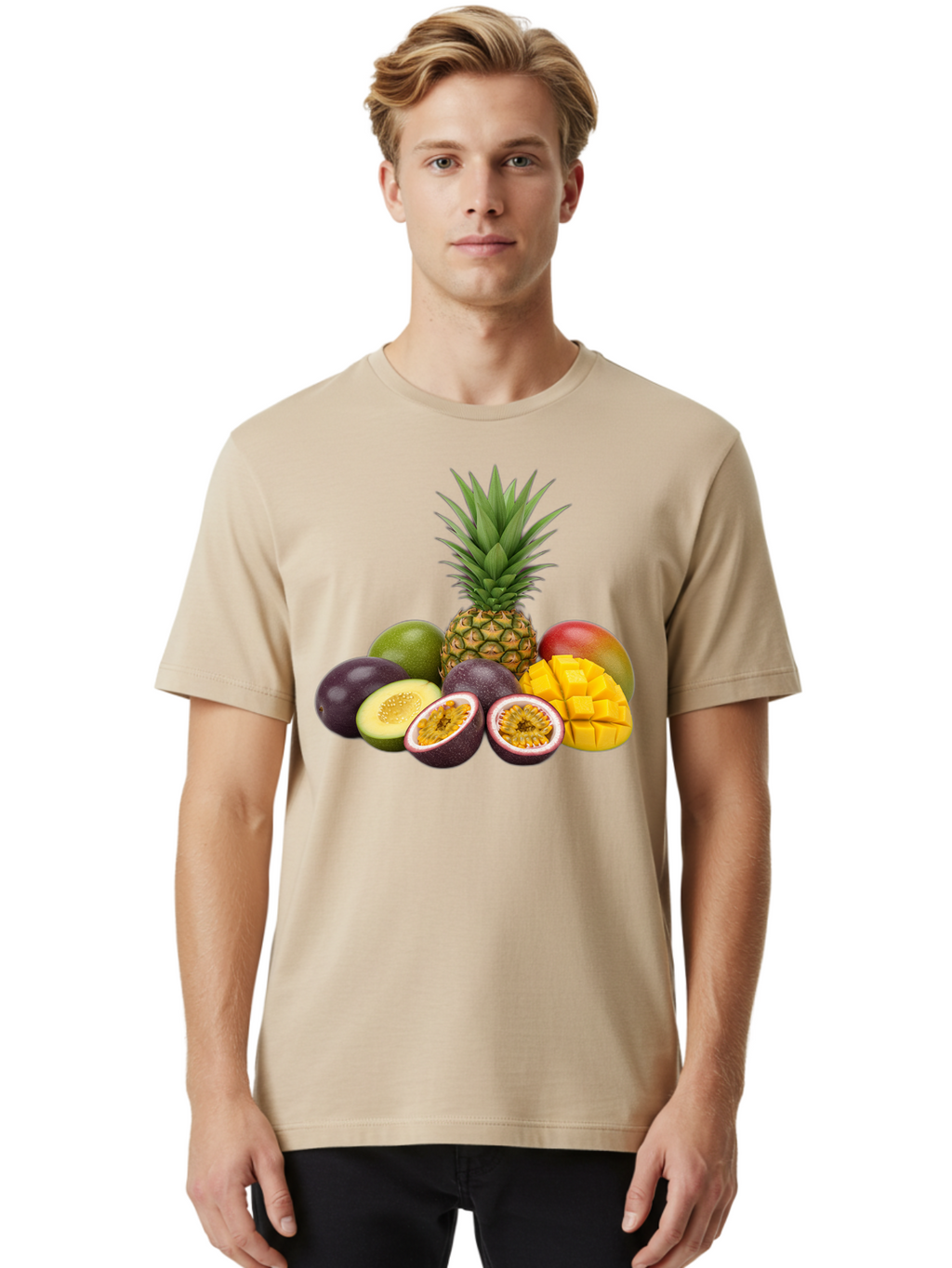 Fruit-Arrangement Men'S Graphic Tee, 100% Cotton, Comfortable Casual Summer Wear, Machine Washable, Vintage Camera, Old Camera, Antique Camera, Black Camera, Classic Photography, Photography Equipment, Nostalgic Device, Film Camera, Camera Art Bam454