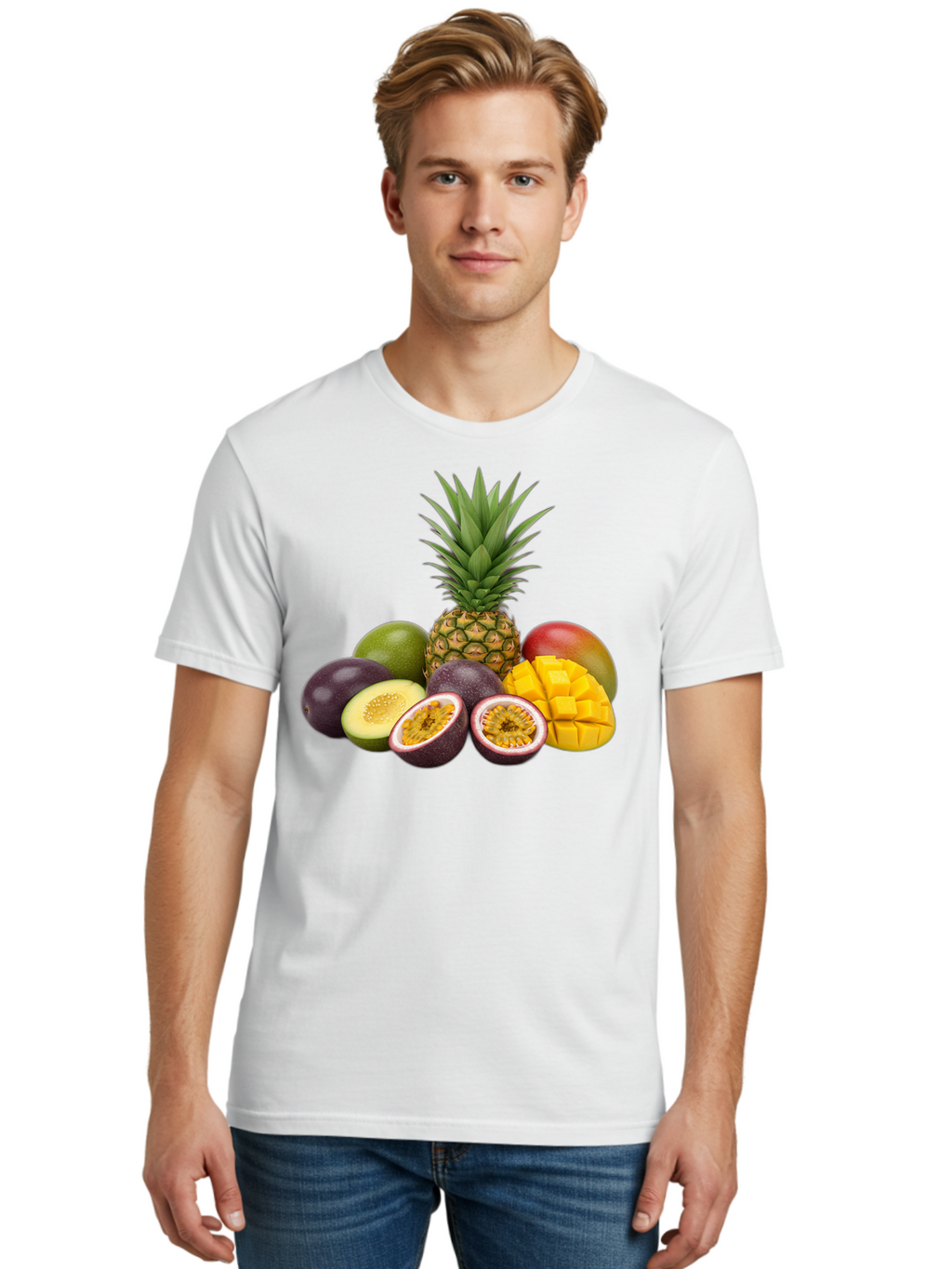 Fruit-Arrangement Men'S Graphic Tee, 100% Cotton, Comfortable Casual Summer Wear, Machine Washable, Vintage Camera, Old Camera, Antique Camera, Black Camera, Classic Photography, Photography Equipment, Nostalgic Device, Film Camera, Camera Art Bam454