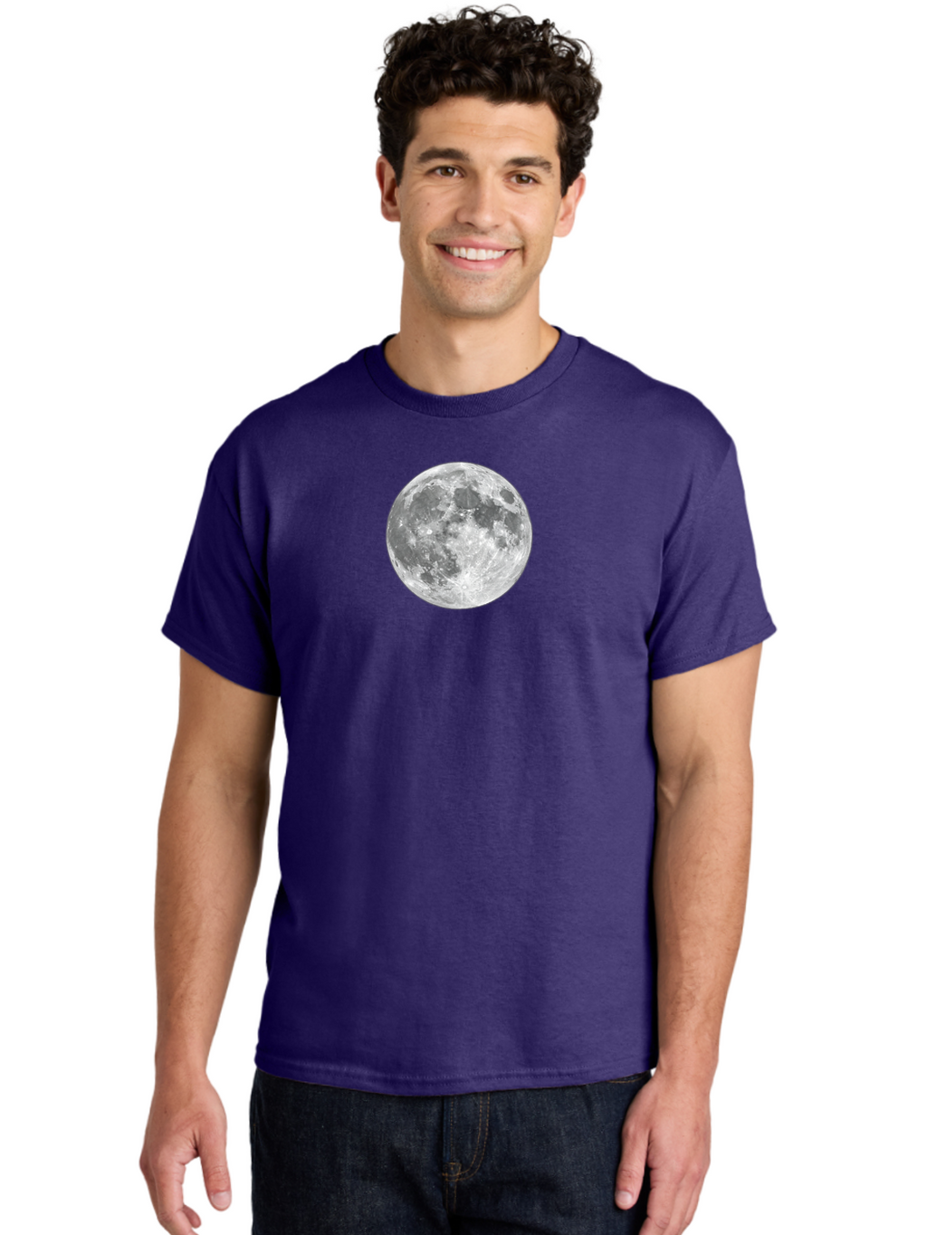 Full-Moon-1 Men'S Graphic Tee, 100% Cotton, Comfortable Casual Summer Wear, Machine Washable, Vintage Camera, Old Camera, Antique Camera, Black Camera, Classic Photography, Photography Equipment, Nostalgic Device, Film Camera, Camera Art Bam455