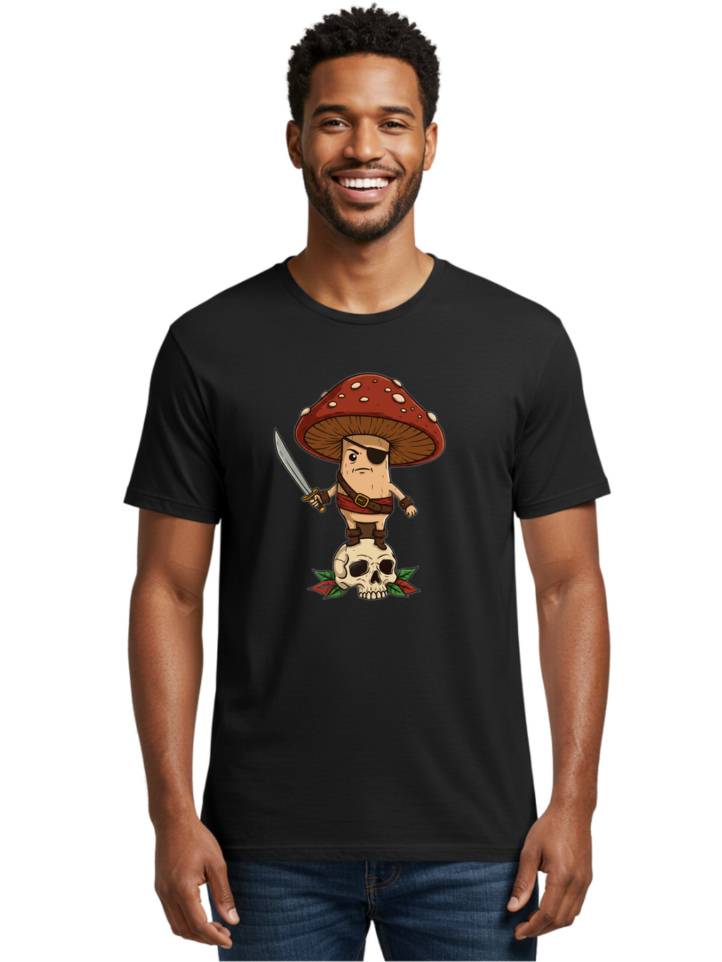 Fungus-Pirate Men'S Graphic Tee, 100% Cotton, Comfortable Casual Summer Wear, Machine Washable, Vintage Camera, Old Camera, Antique Camera, Black Camera, Classic Photography, Photography Equipment, Nostalgic Device, Film Camera, Camera Art Bam458