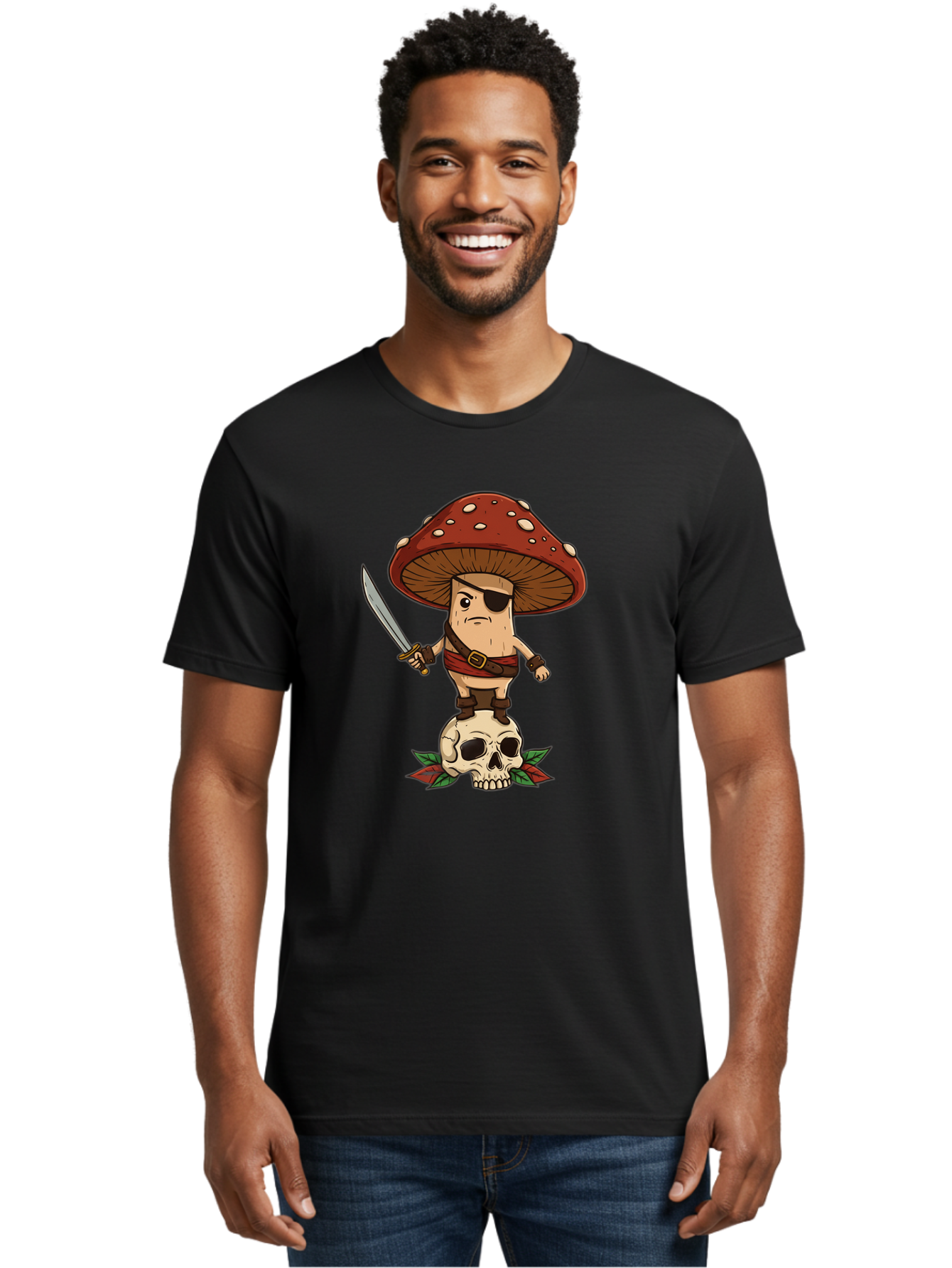 Fungus-Pirate Men'S Graphic Tee, 100% Cotton, Comfortable Casual Summer Wear, Machine Washable, Vintage Camera, Old Camera, Antique Camera, Black Camera, Classic Photography, Photography Equipment, Nostalgic Device, Film Camera, Camera Art Bam458