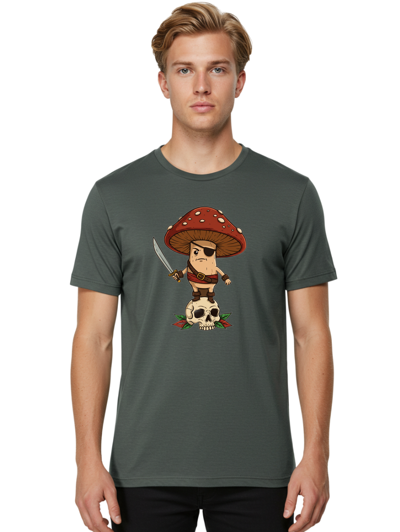 Fungus-Pirate Men'S Graphic Tee, 100% Cotton, Comfortable Casual Summer Wear, Machine Washable, Vintage Camera, Old Camera, Antique Camera, Black Camera, Classic Photography, Photography Equipment, Nostalgic Device, Film Camera, Camera Art Bam458