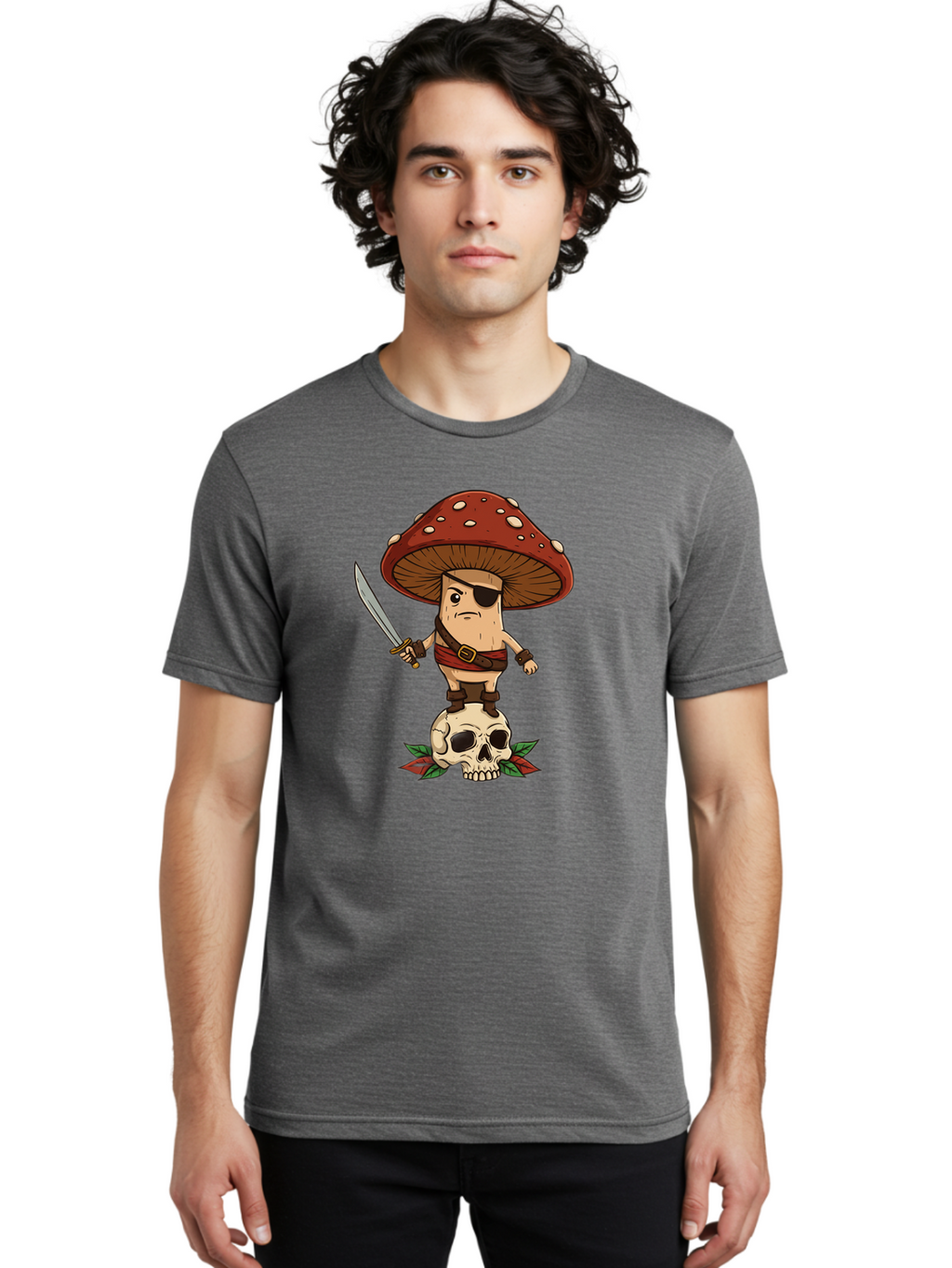 Fungus-Pirate Men'S Graphic Tee, 100% Cotton, Comfortable Casual Summer Wear, Machine Washable, Vintage Camera, Old Camera, Antique Camera, Black Camera, Classic Photography, Photography Equipment, Nostalgic Device, Film Camera, Camera Art Bam458