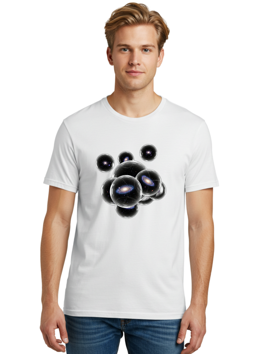 Galaxies-In-Bubbles Men'S Graphic Tee, 100% Cotton, Comfortable Casual Summer Wear, Machine Washable, Vintage Camera, Old Camera, Antique Camera, Black Camera, Classic Photography, Photography Equipment, Nostalgic Device, Film Camera, Bam465