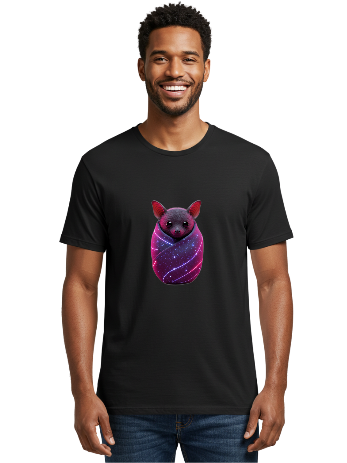 Galaxy-Bat Men'S Graphic Tee, 100% Cotton, Comfortable Casual Summer Wear, Machine Washable, Vintage Camera, Old Camera, Antique Camera, Black Camera, Classic Photography, Photography Equipment, Nostalgic Device, Film Camera, Camera Art Bam466