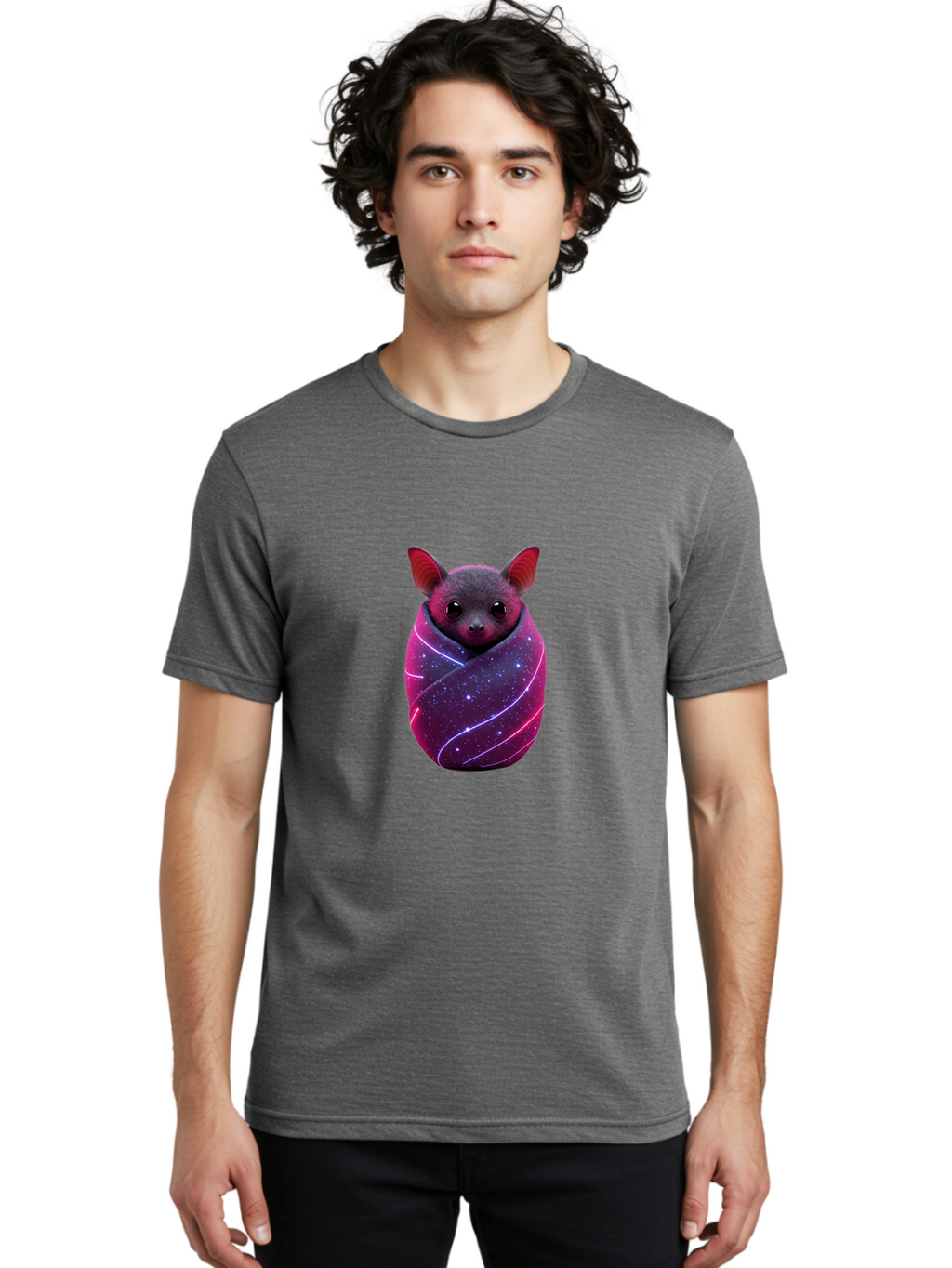 Galaxy-Bat Men'S Graphic Tee, 100% Cotton, Comfortable Casual Summer Wear, Machine Washable, Vintage Camera, Old Camera, Antique Camera, Black Camera, Classic Photography, Photography Equipment, Nostalgic Device, Film Camera, Camera Art Bam466
