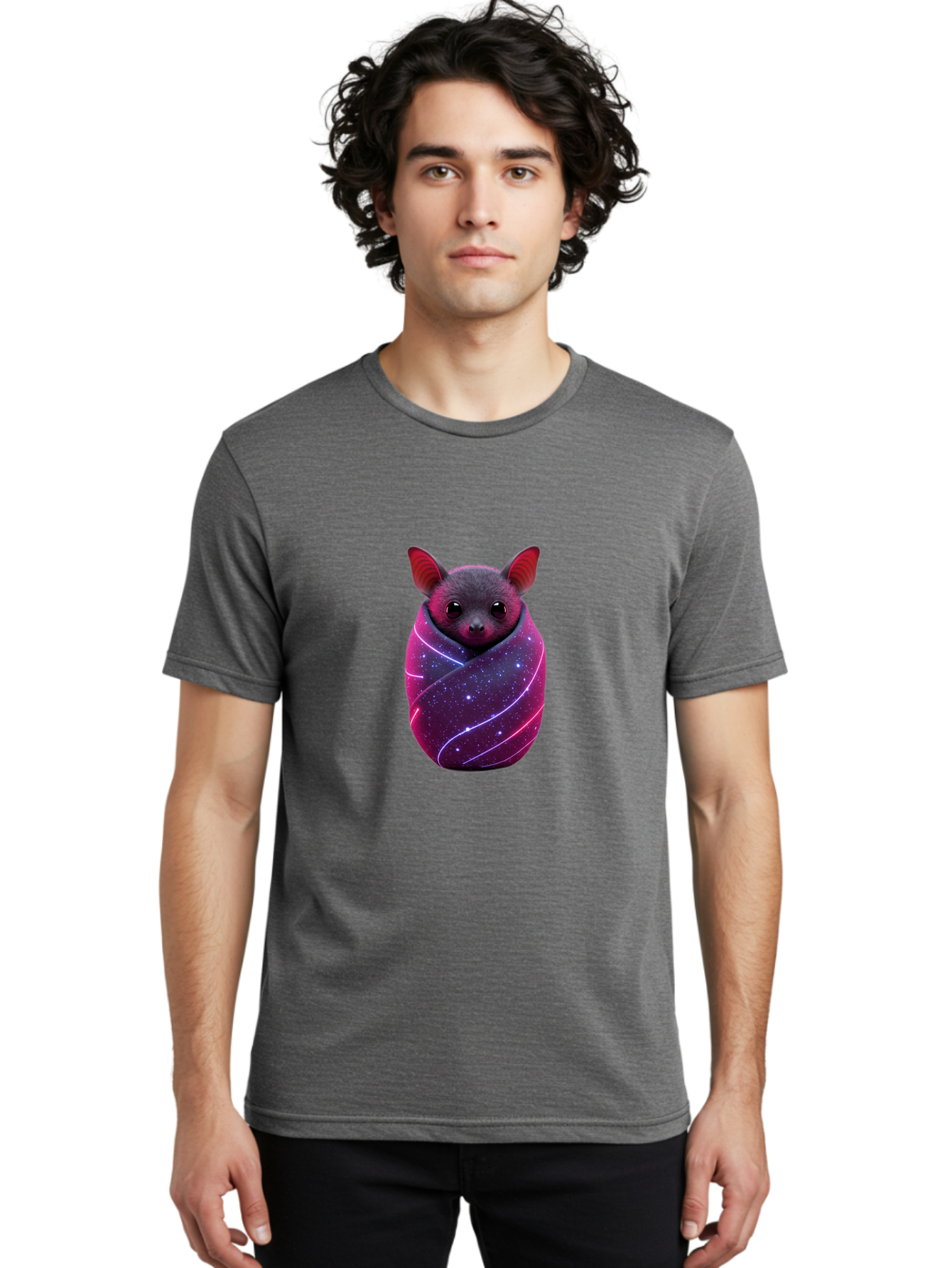 Galaxy-Bat Men'S Graphic Tee, 100% Cotton, Comfortable Casual Summer Wear, Machine Washable, Vintage Camera, Old Camera, Antique Camera, Black Camera, Classic Photography, Photography Equipment, Nostalgic Device, Film Camera, Camera Art Bam466