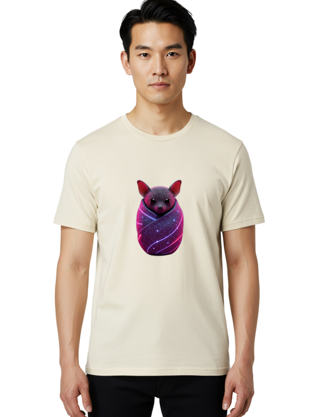 Galaxy-Bat Men'S Graphic Tee, 100% Cotton, Comfortable Casual Summer Wear, Machine Washable, Vintage Camera, Old Camera, Antique Camera, Black Camera, Classic Photography, Photography Equipment, Nostalgic Device, Film Camera, Camera Art Bam466