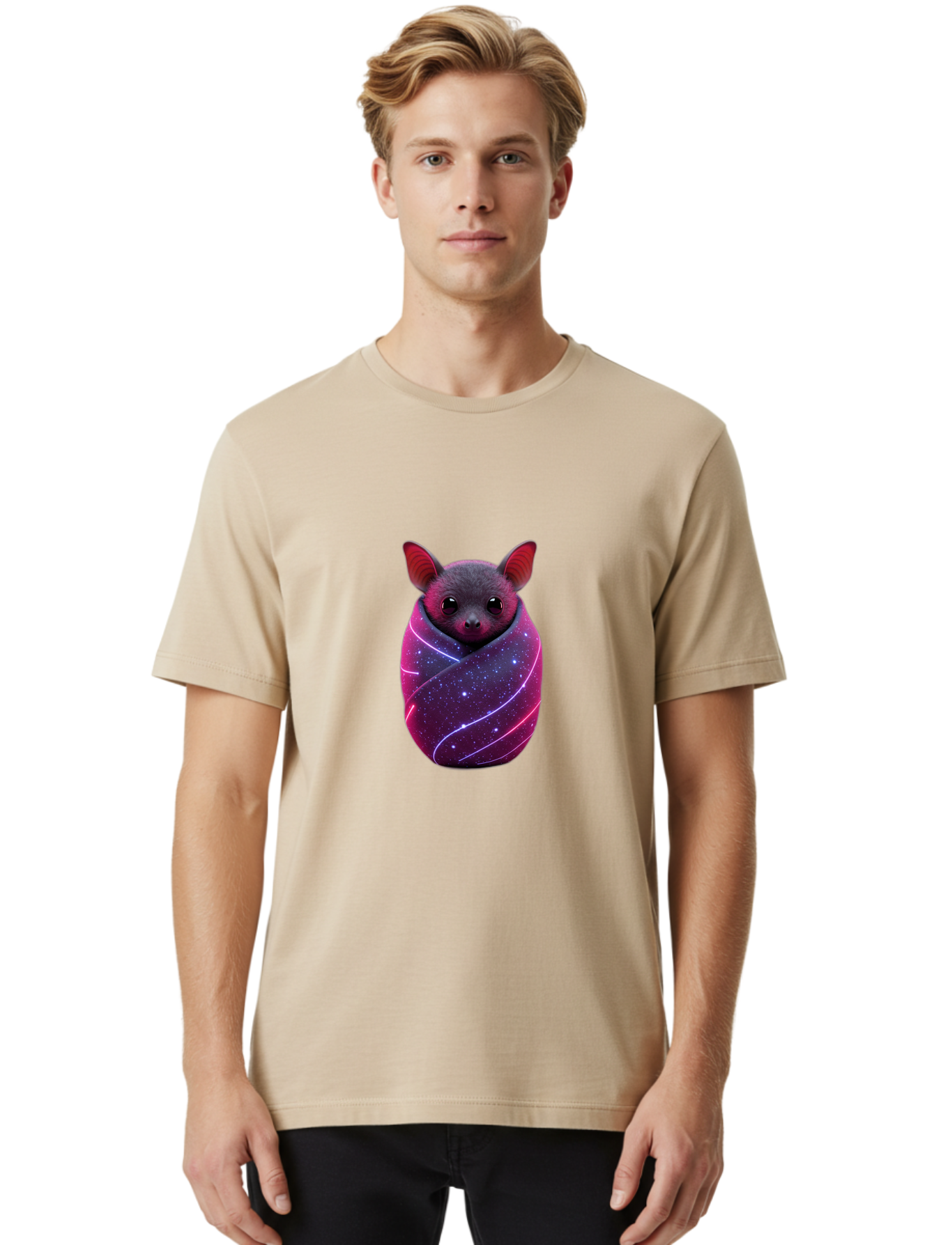 Galaxy-Bat Men'S Graphic Tee, 100% Cotton, Comfortable Casual Summer Wear, Machine Washable, Vintage Camera, Old Camera, Antique Camera, Black Camera, Classic Photography, Photography Equipment, Nostalgic Device, Film Camera, Camera Art Bam466