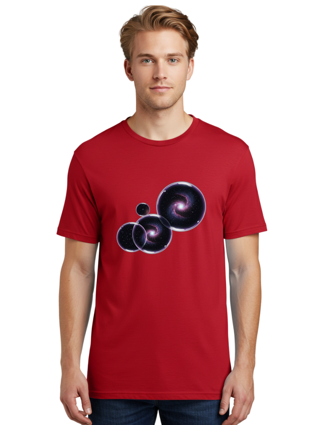 Galaxy-Bubbles Men'S Graphic Tee, 100% Cotton, Comfortable Casual Summer Wear, Machine Washable, Vintage Camera, Old Camera, Antique Camera, Black Camera, Classic Photography, Photography Equipment, Nostalgic Device, Film Camera, Camera Art Bam467