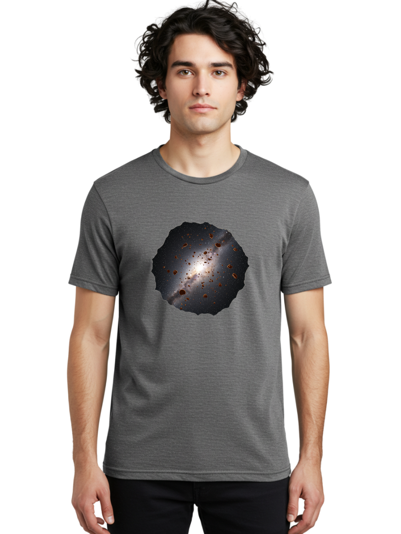 Galaxy-Cookie Men'S Graphic Tee, 100% Cotton, Comfortable Casual Summer Wear, Machine Washable, Vintage Camera, Old Camera, Antique Camera, Black Camera, Classic Photography, Photography Equipment, Nostalgic Device, Film Camera, Camera Art Bam468