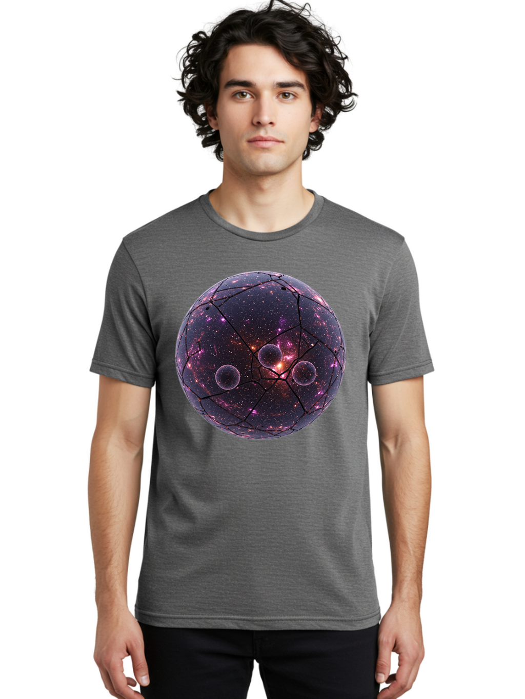 Galaxy-Sphere Men'S Graphic Tee, 100% Cotton, Comfortable Casual Summer Wear, Machine Washable, Vintage Camera, Old Camera, Antique Camera, Black Camera, Classic Photography, Photography Equipment, Nostalgic Device, Film Camera, Camera Art Bam471